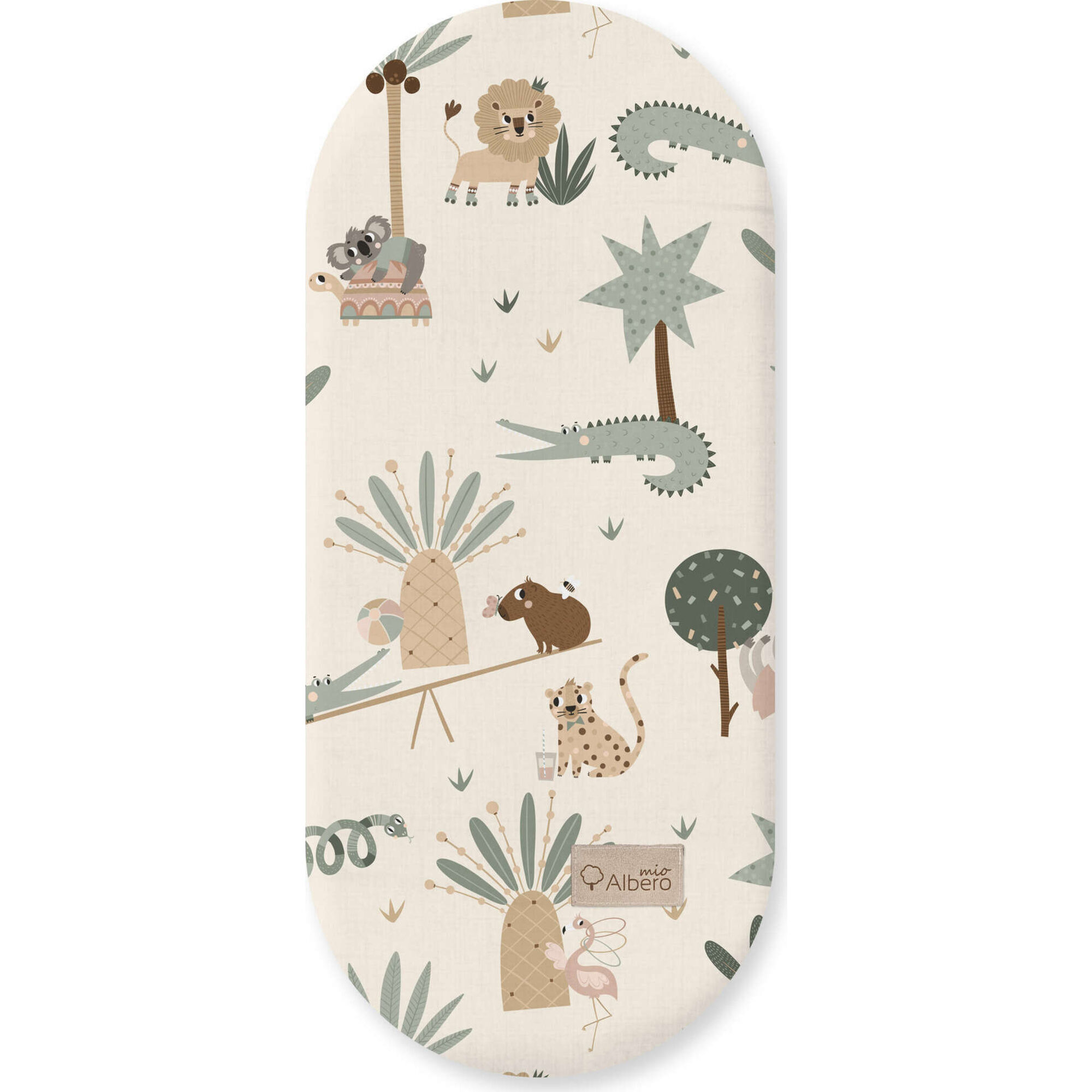 Conjunto 2 Lençóis para Alcofa Animais da Selva