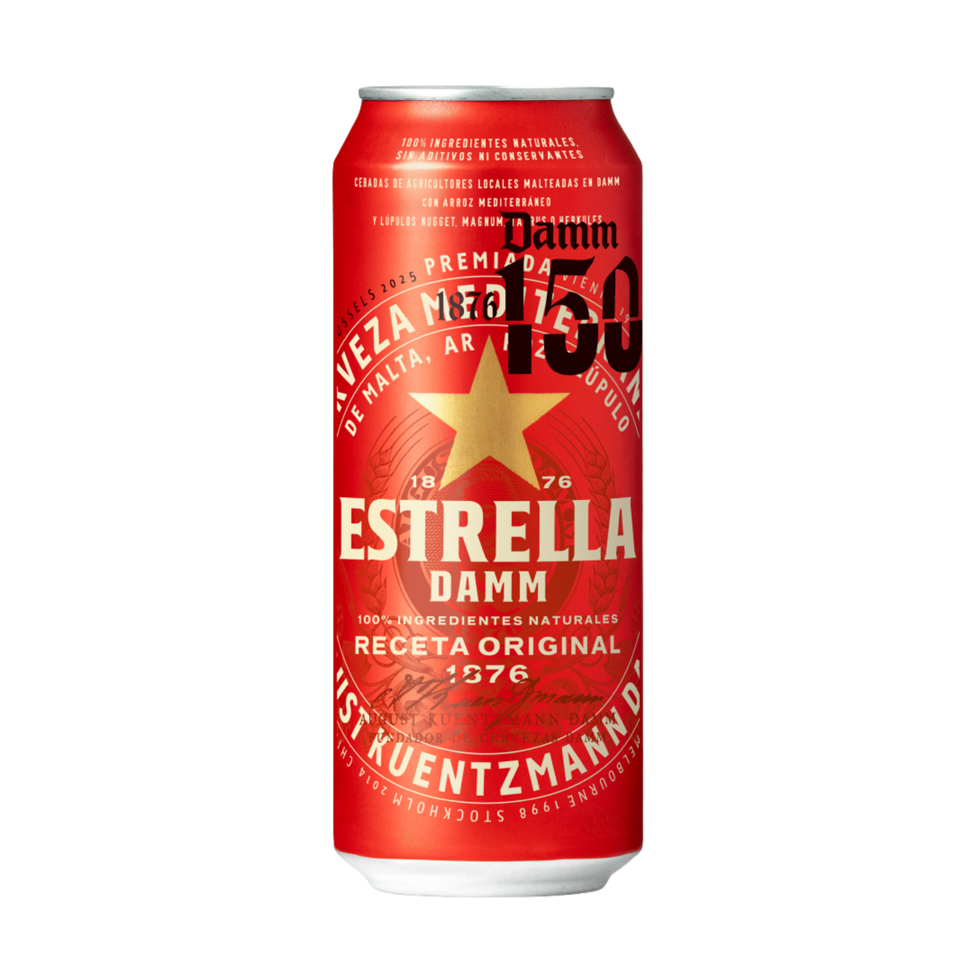 Cerveja em Lata com &Aacute;lcool Estrella Damm
