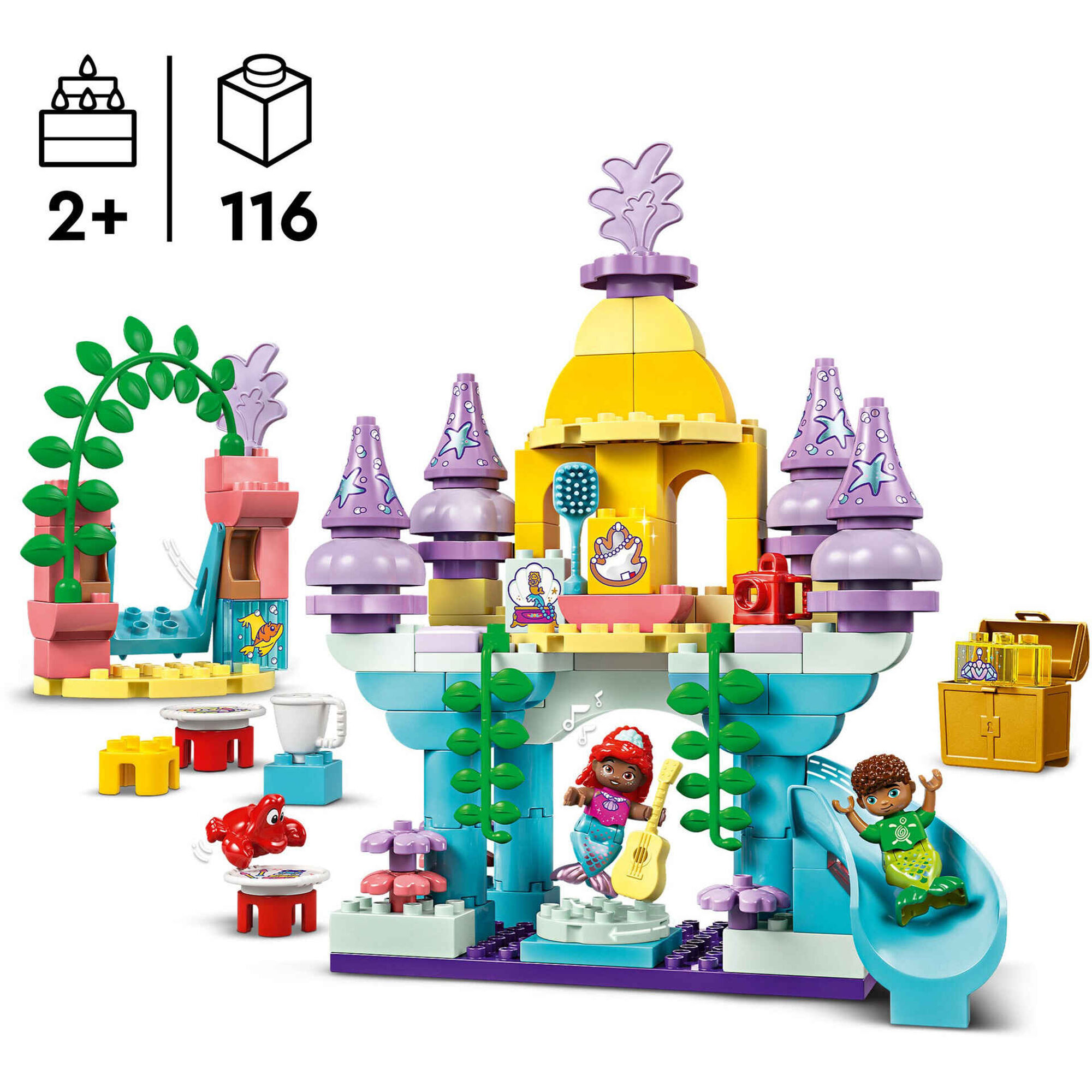 O Palácio Subaquático Mágico da Ariel - 10435 O Palácio Subaquático Mágico da Ariel - 10435