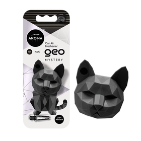 Ambientador Auto Encaixar Geo Cat Preto Black Mistery Aroma Car