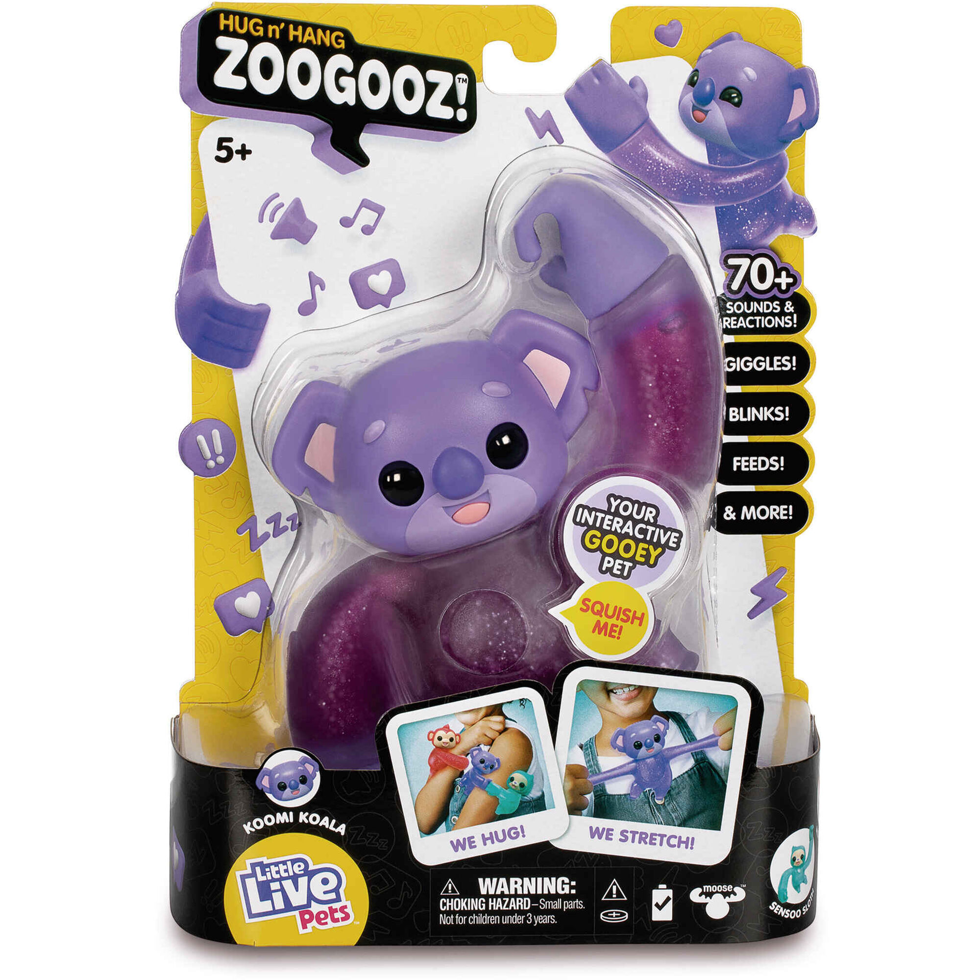 Peluche Hug n Hang Zoogooz (vários modelos)