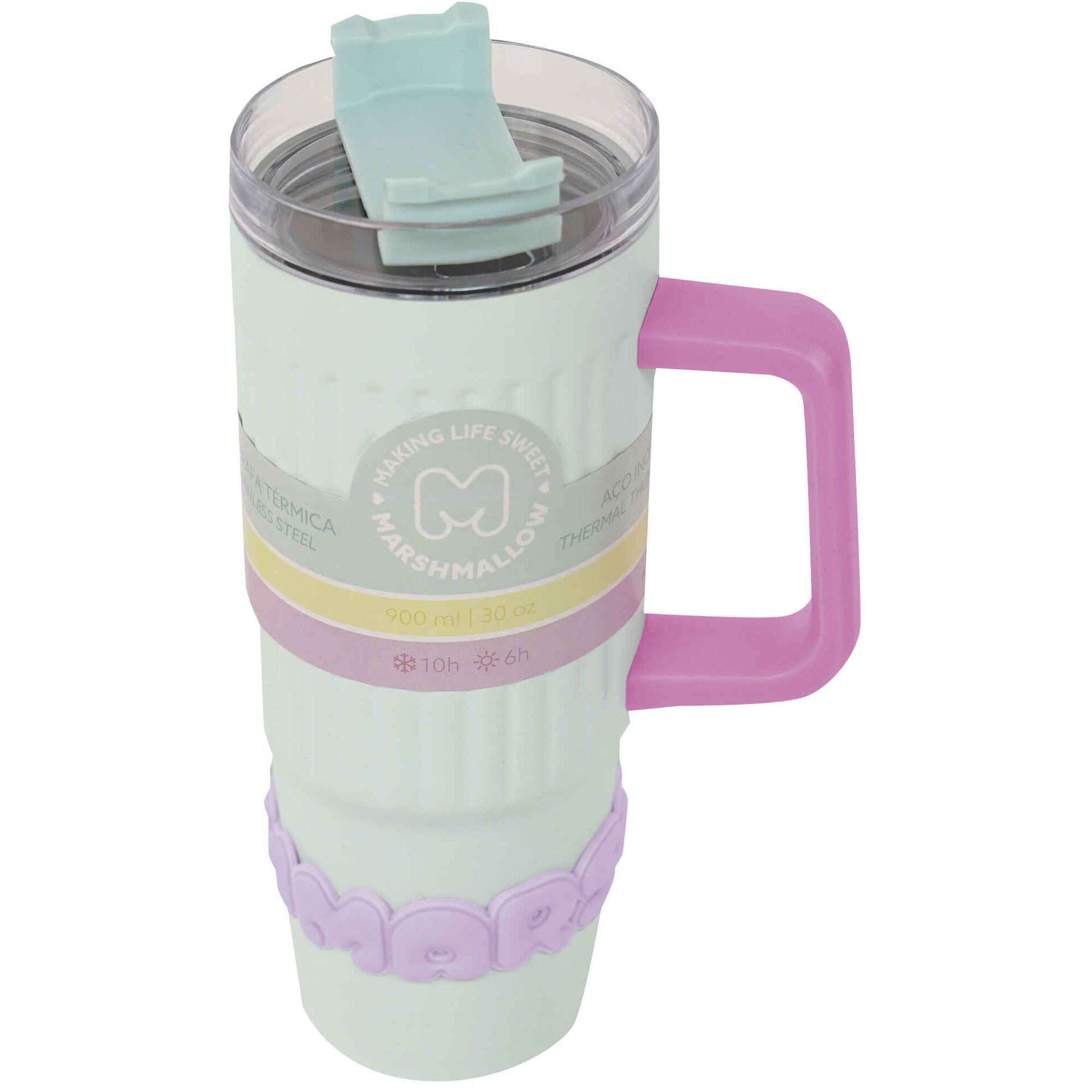 Caneca T&eacute;rmica 920ml Pastel (v&aacute;rias cores) Marshmallow