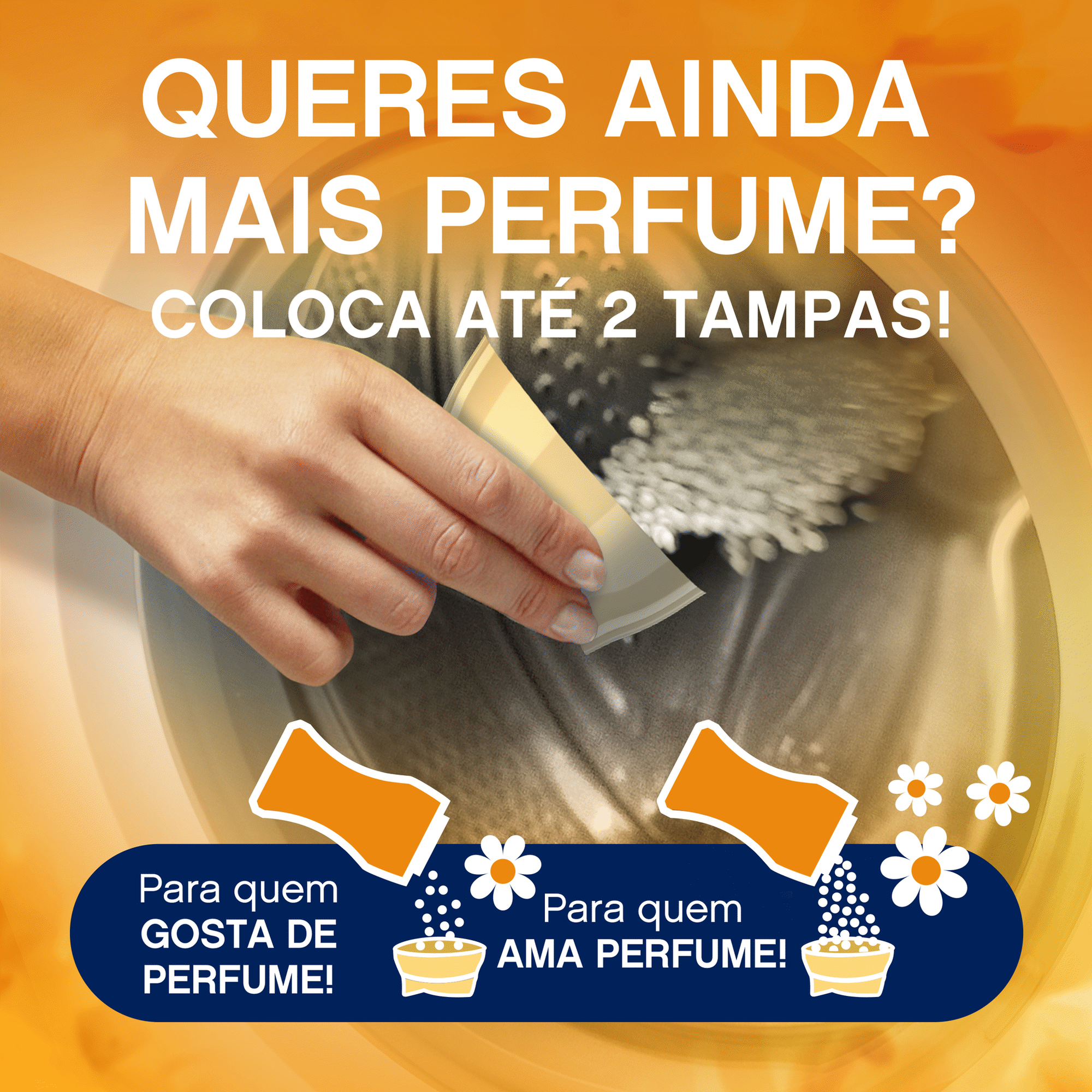 Intensificador Perfume P&eacute;rolas Orqu&iacute;dea Dourada Lenor