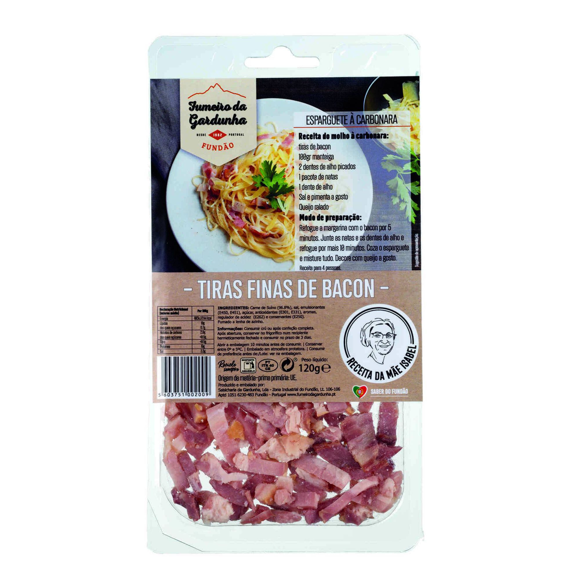 Bacon do Fundão Tiras Finas Bacon do Fundão Tiras Finas