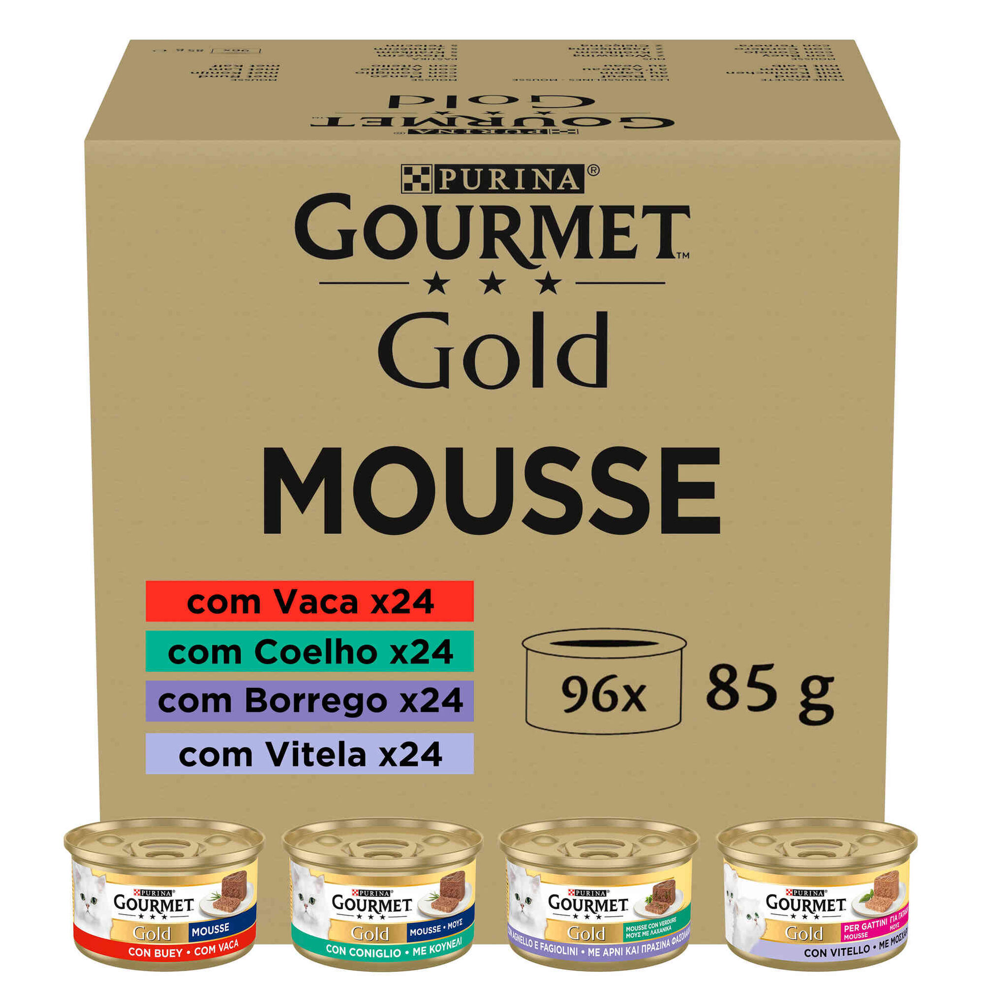 Comida H&uacute;mida para Gato Adulto Purina Gourmet Gold