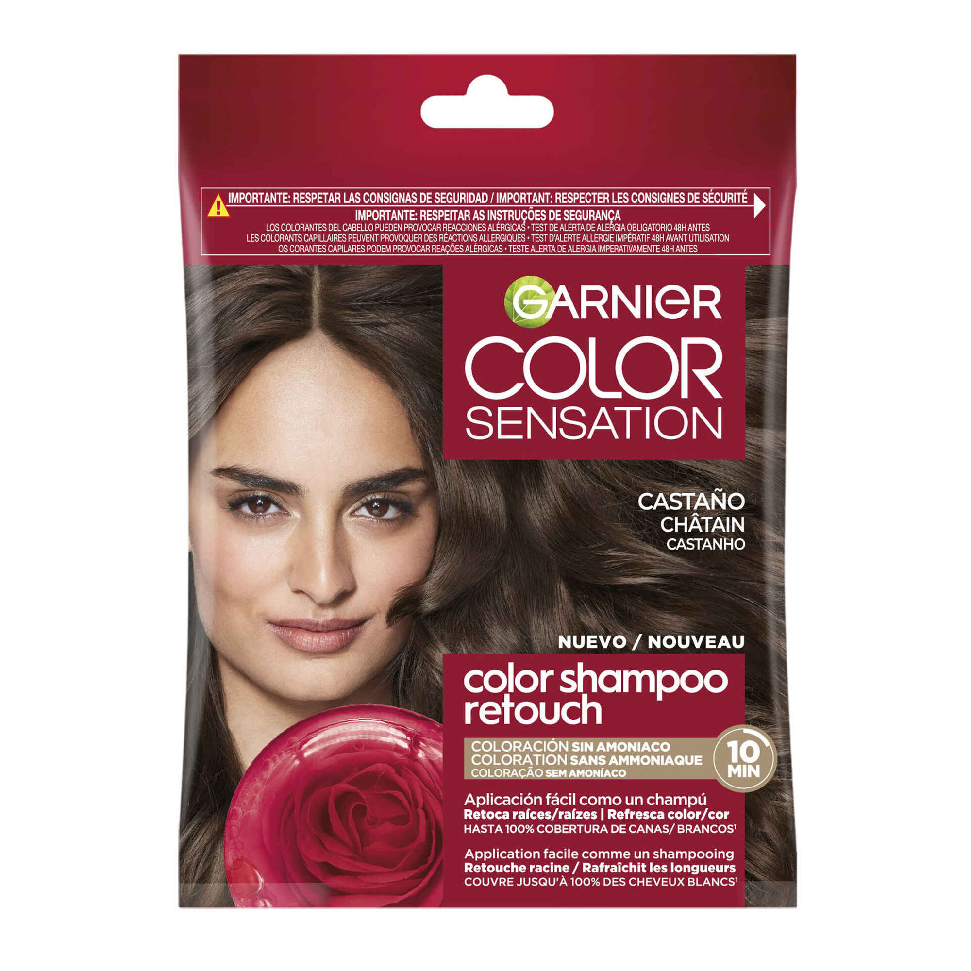 Colora&ccedil;&atilde;o Semi-Permanente Castanho 4.0 Garnier Color Sensation
