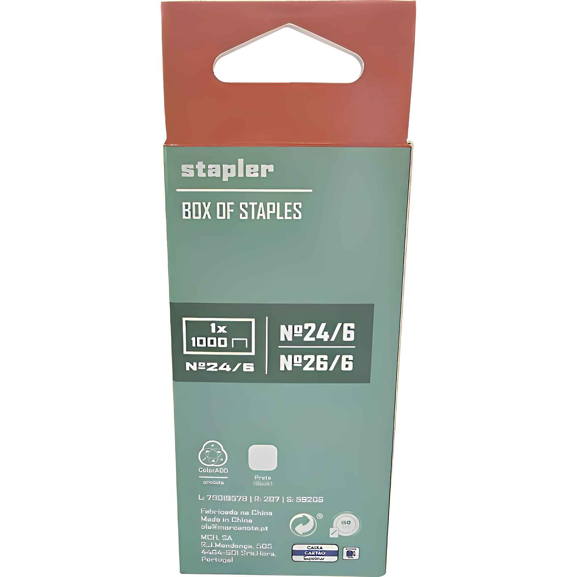 Agrafador Met&aacute;lico para 25 Folhas com 1000 Agrafos Note!