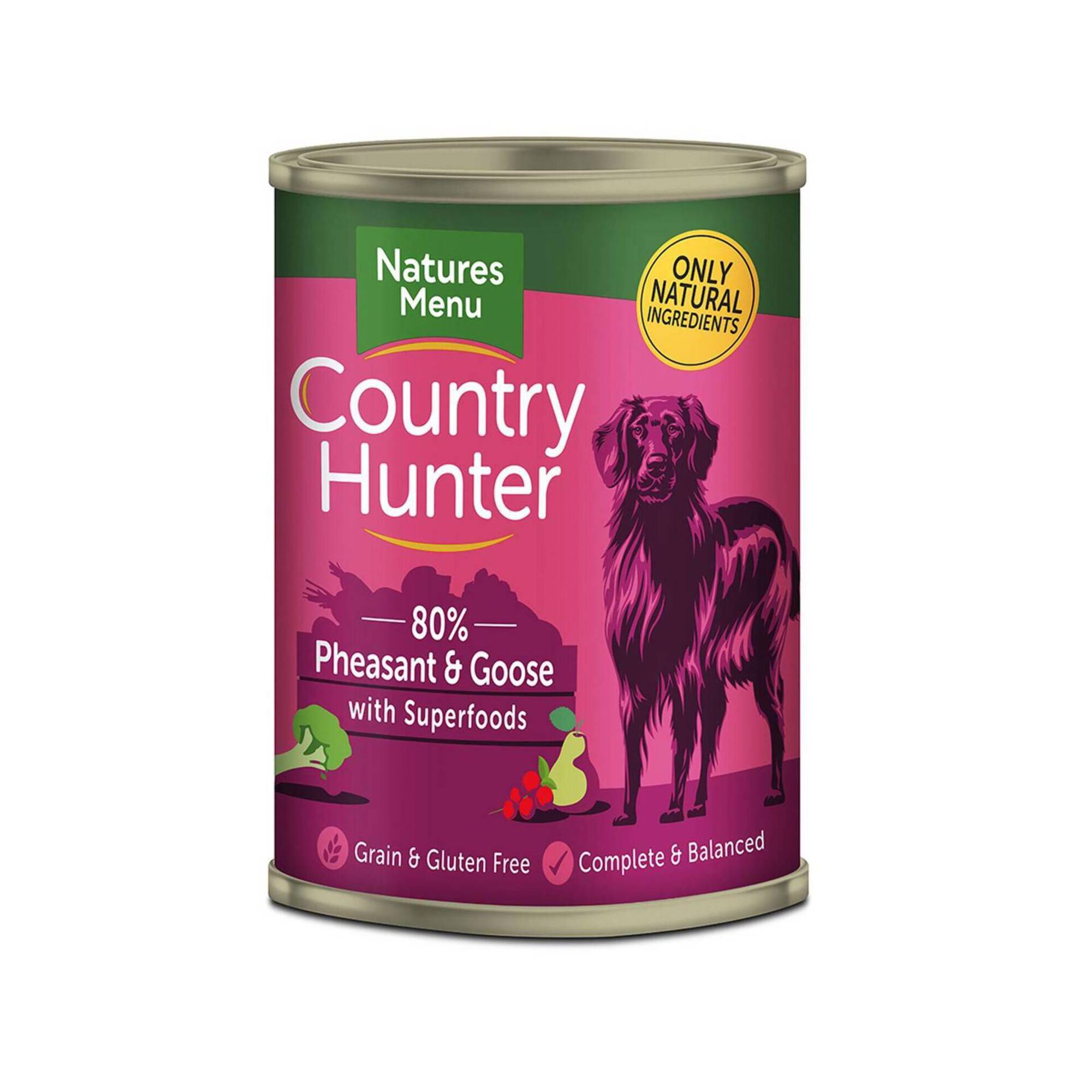 Comida Húmida para Cão Adulto Grain Free Faisão e Ganso Lata Comida Húmida para Cão Adulto Grain Free Faisão e Ganso Lata