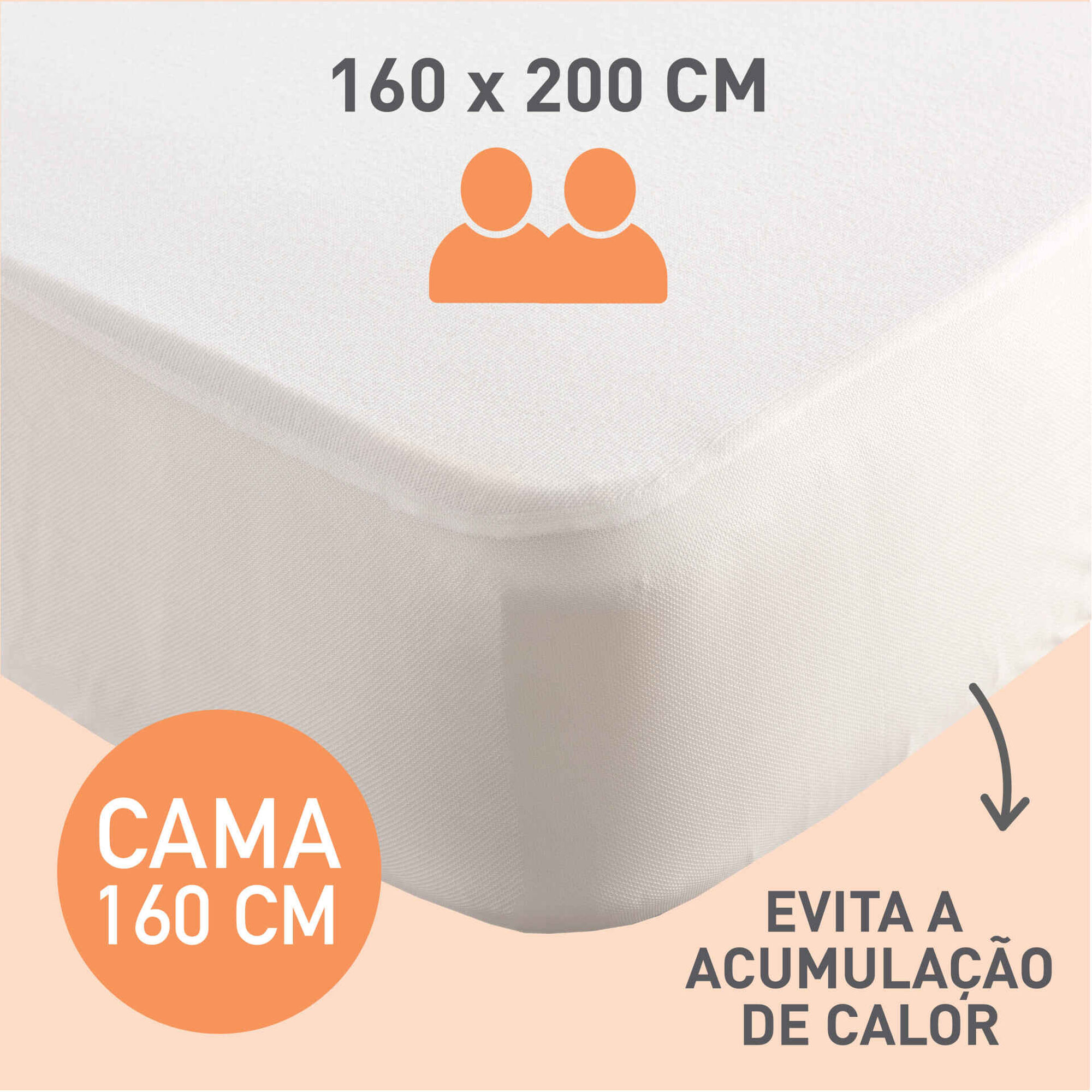 Protetor de Colch&atilde;o N&atilde;o Imperme&aacute;vel Ajust&aacute;vel Kasa
