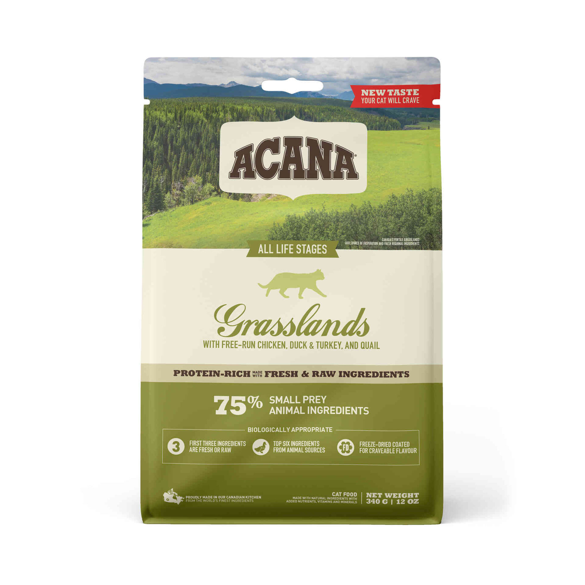 Ra&ccedil;&atilde;o para Gato Grasslands Acana