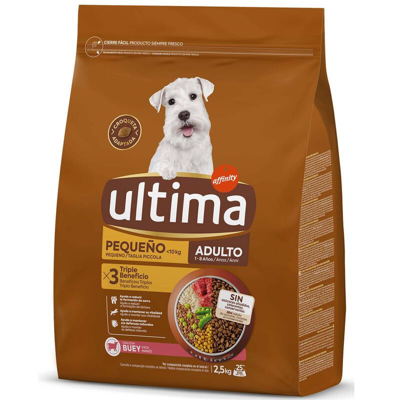 Ração para Cão Adulto Raças Pequenas Vaca Ultima Mini