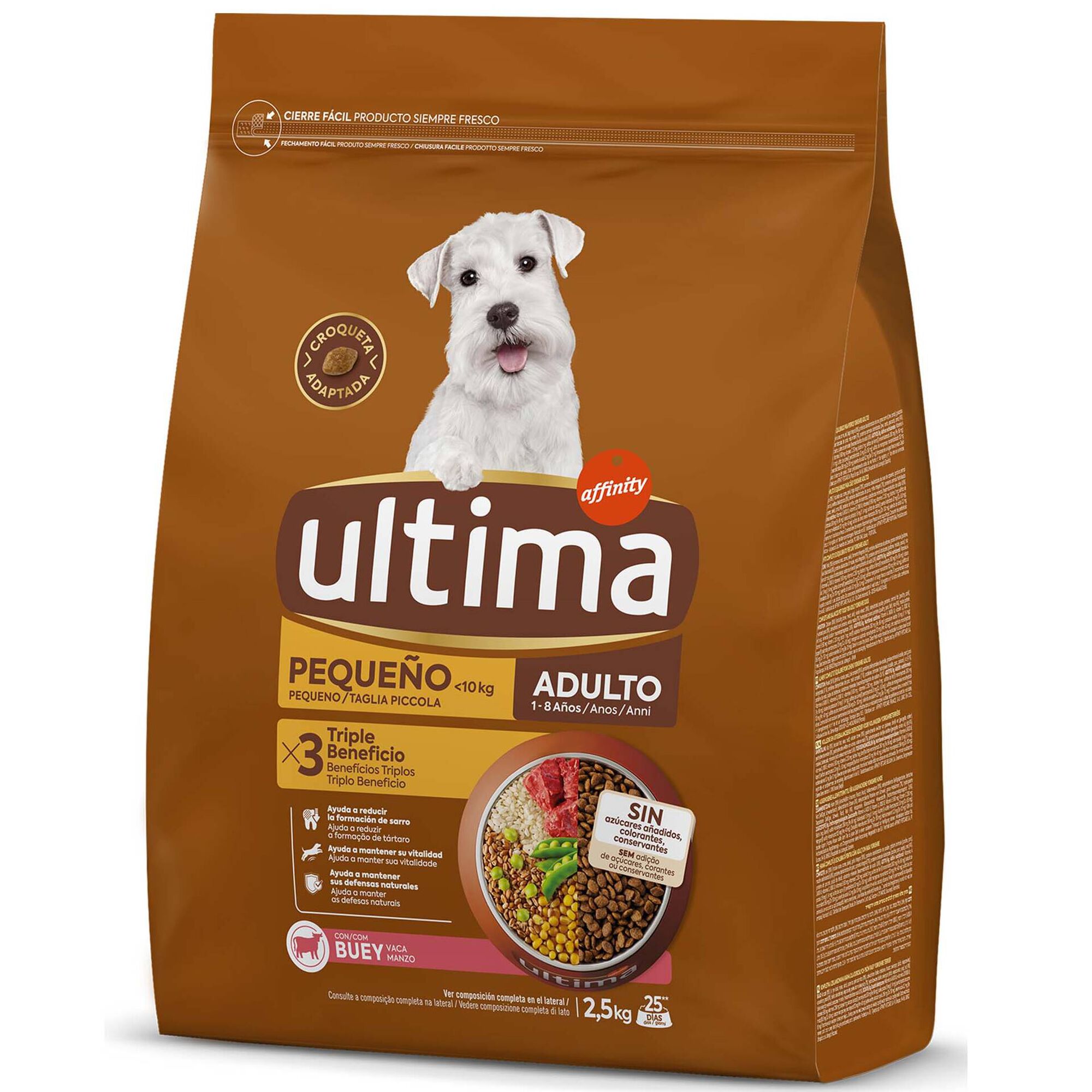 Ração para Cão Adulto Raças Pequenas Vaca Ração para Cão Adulto Raças Pequenas Vaca
