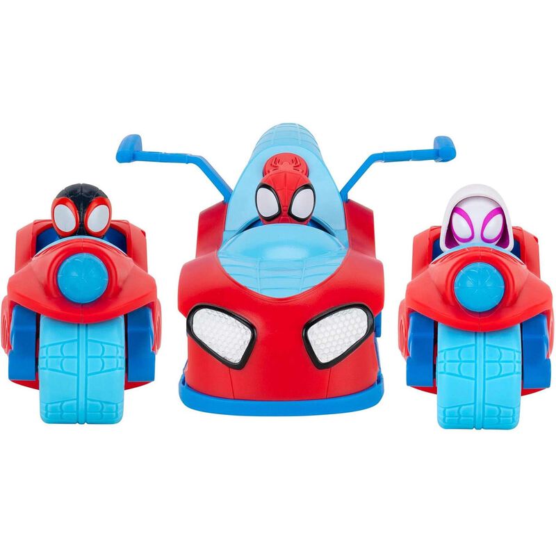 Marvel - Spidey e Friends - Veículo 3 em 1 Team Split Racer