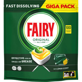 Detergente Máquina Loiça Pastilhas Original Tudo em 1 Limão Detergente Máquina Loiça Pastilhas Original Tudo em 1 Limão