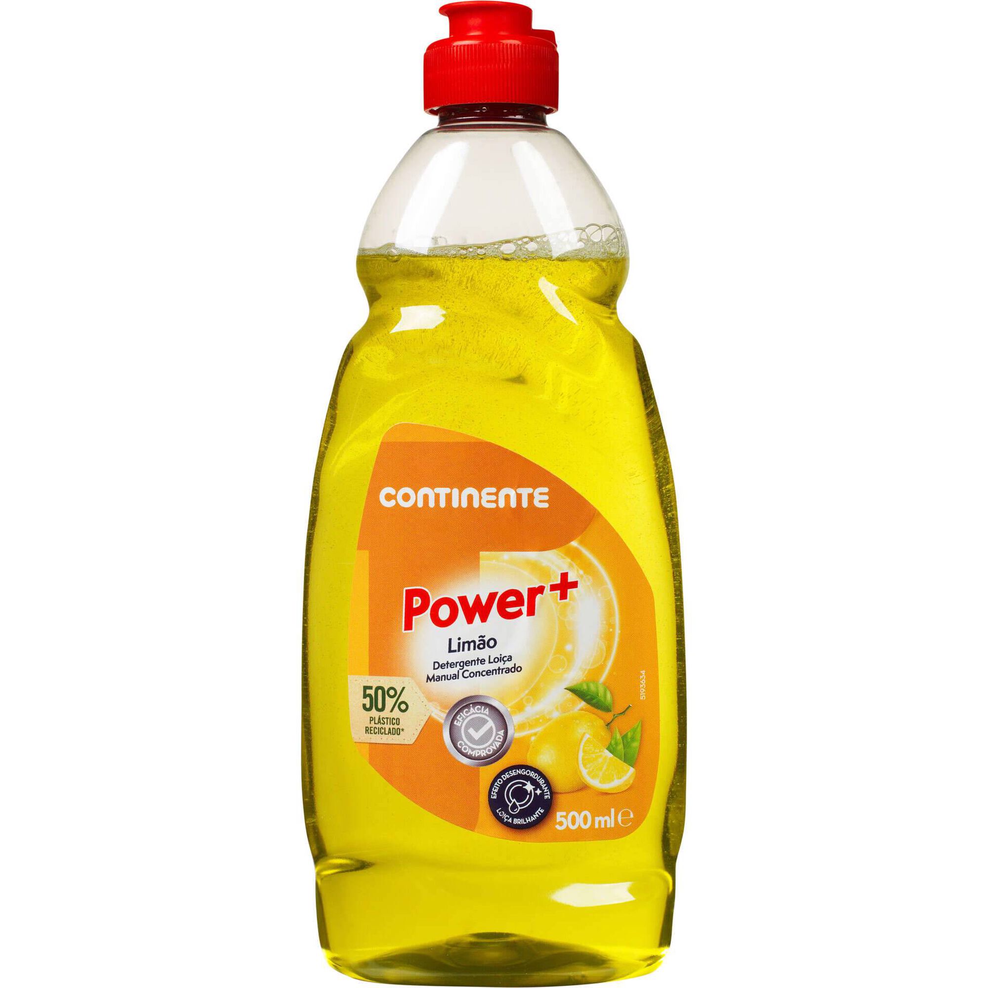 Detergente Manual Loiça Concentrado Power+ Limão