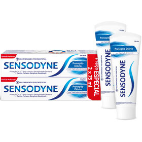 Pasta de Dentes Sensibilidade Proteção Diária e Cáries
