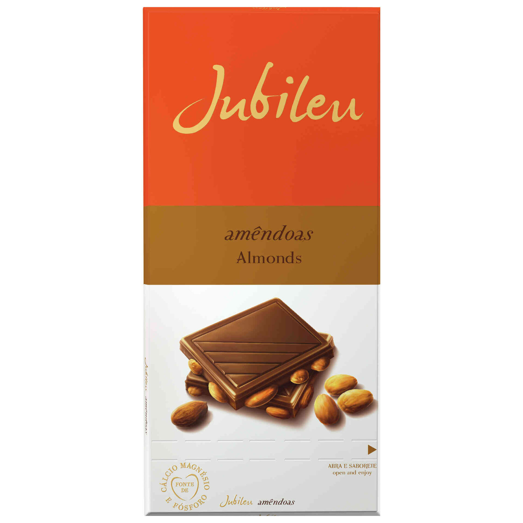 Tablete de Chocolate com Amêndoa Tablete de Chocolate com Amêndoa