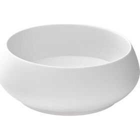 Saladeira Redonda de Porcelana Branca Bahia Moonstone Guy Degrenne