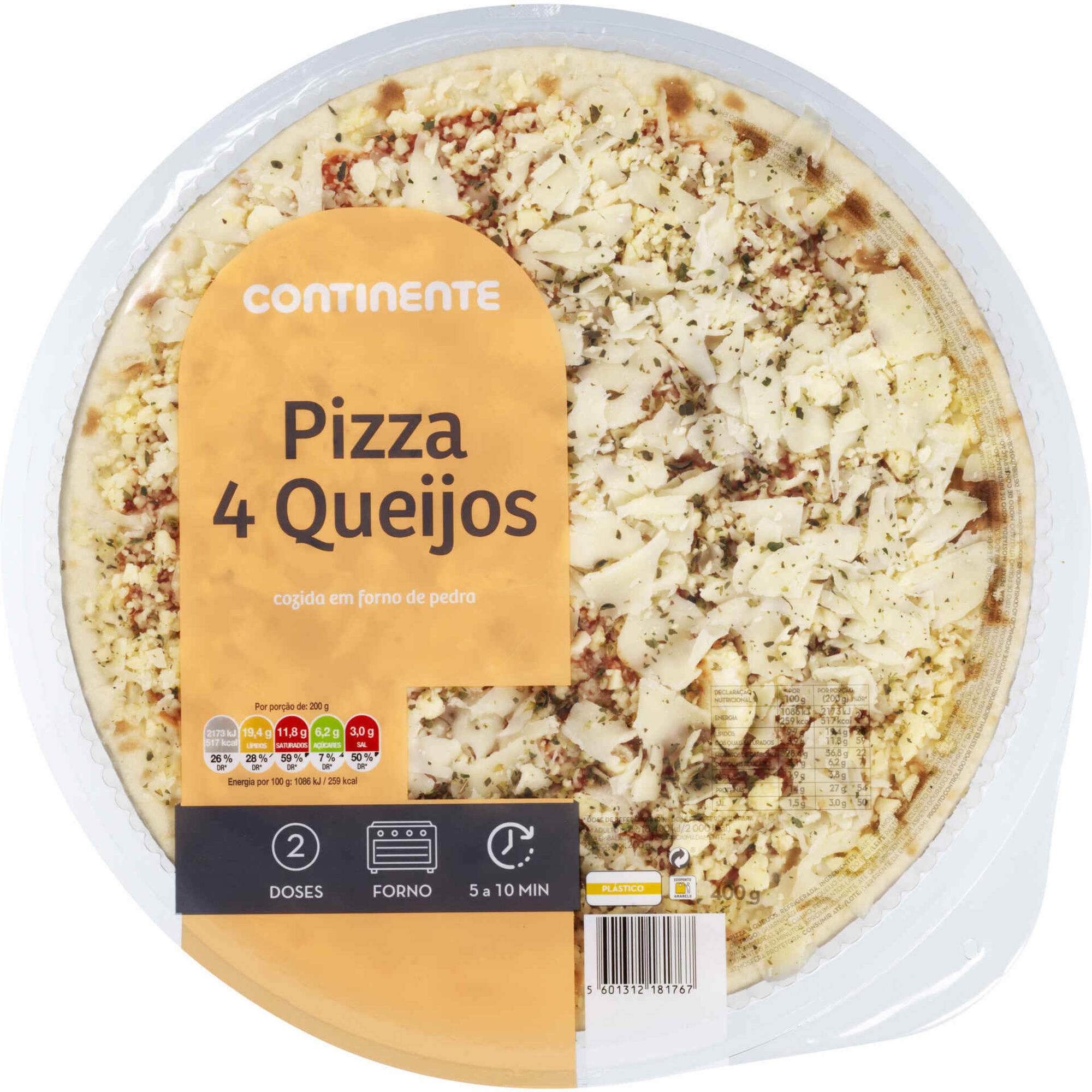 Pizza Fresca de 4 Queijos Pizza Fresca de 4 Queijos