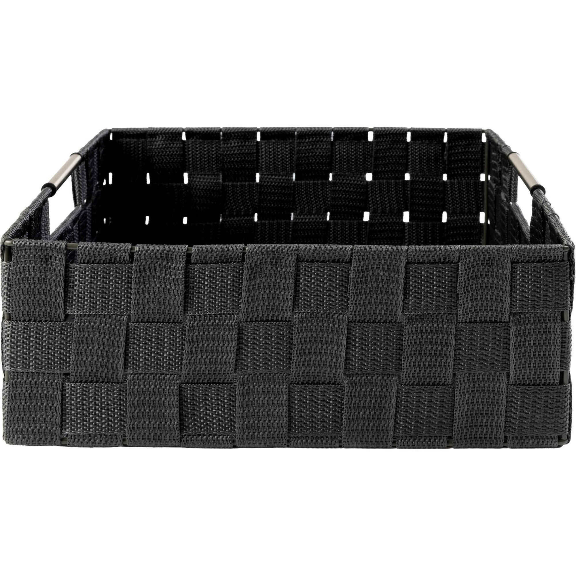 Conjunto de 4 Cestos Arrumação Preto Vigo