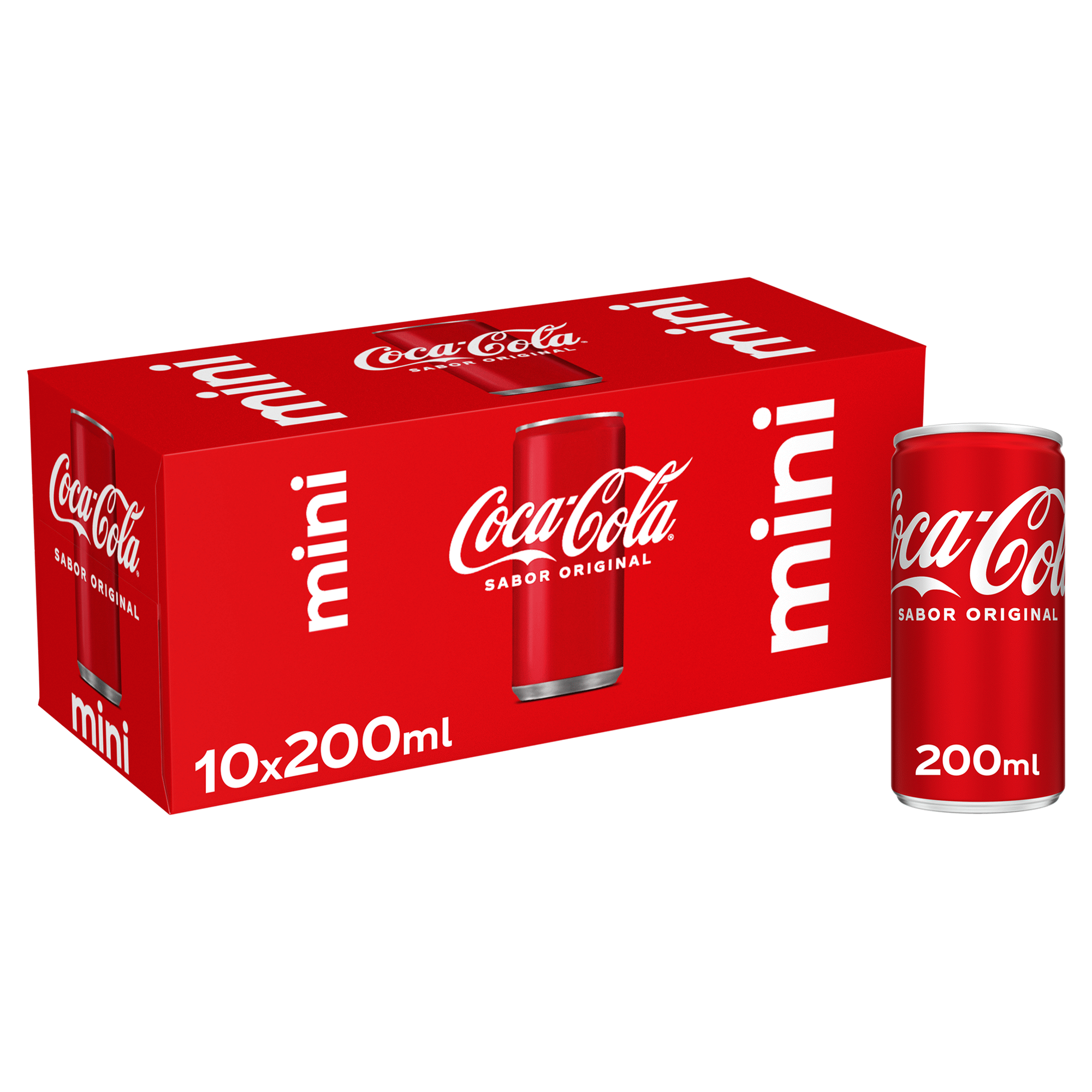 Refrigerante em Lata Mini com G&aacute;s Cola Coca-Cola