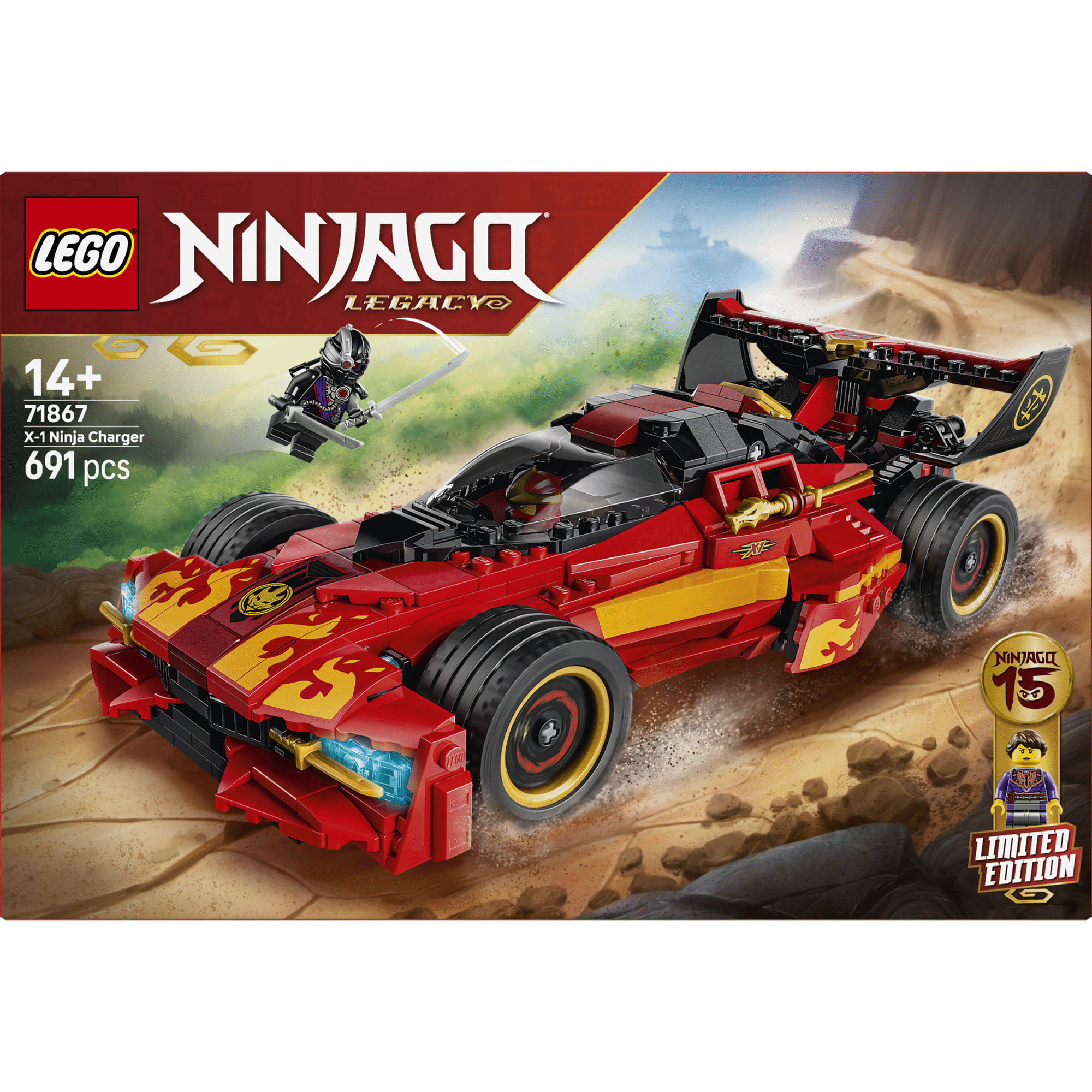 LEGO Ninjago - X-1 Ninja Charger &ndash; 15.&ordm; Anivers&aacute;rio - 71867