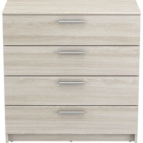 Cómoda 4 Gavetas 80x38x81cm Carvalho Pricy