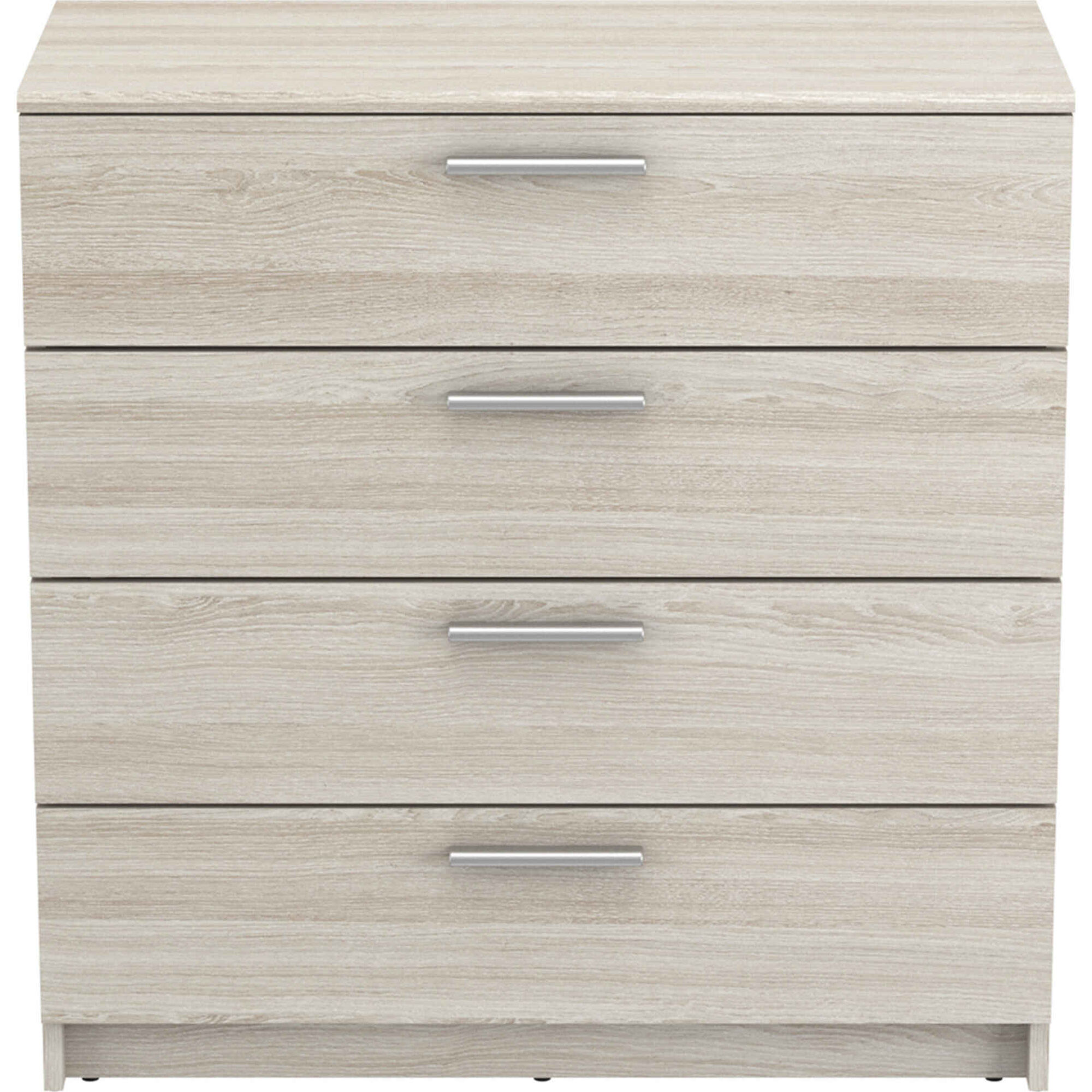 Cómoda 4 Gavetas 80x38x81cm Carvalho Pricy Cómoda 4 Gavetas 80x38x81cm Carvalho Pricy