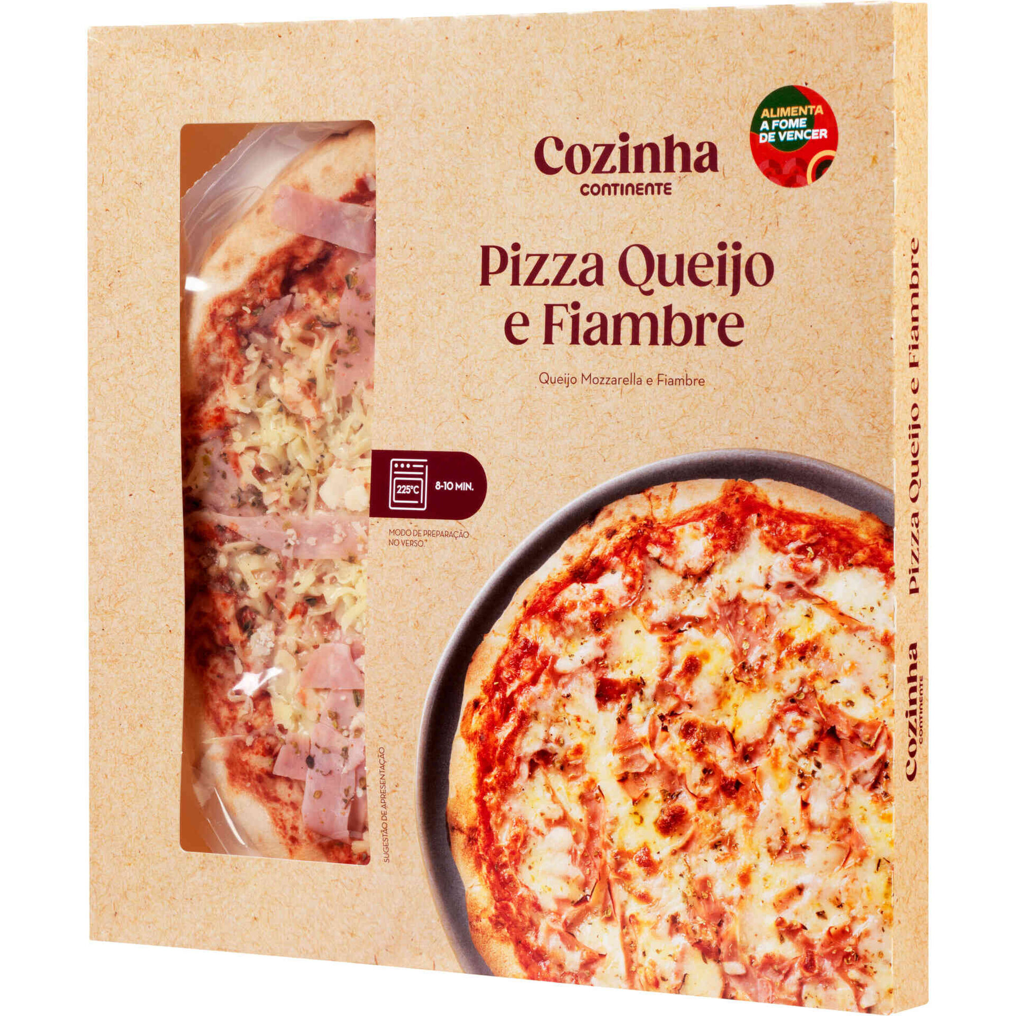 Pizza Fresca Queijo e Fiambre Cozinha Continente
