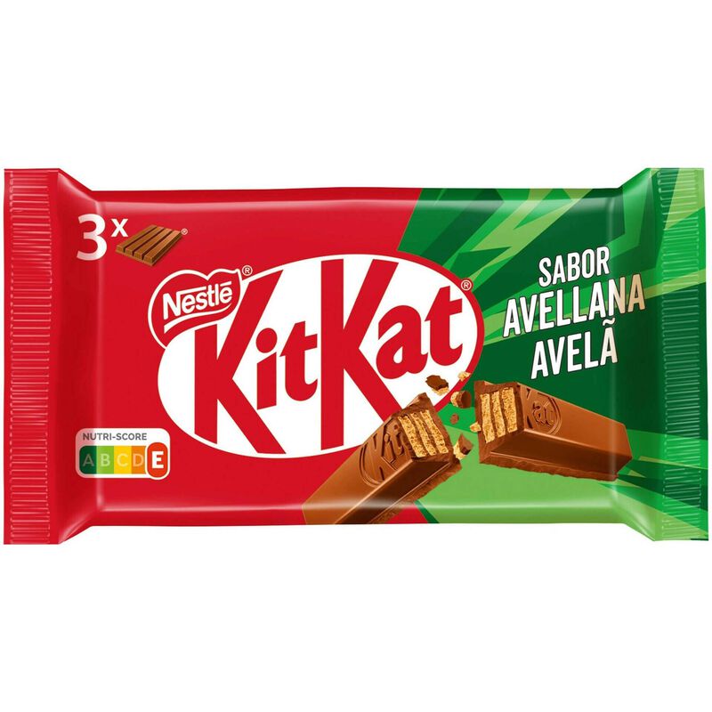 Snack Chocolate de Leite e Avelã Kit Kat