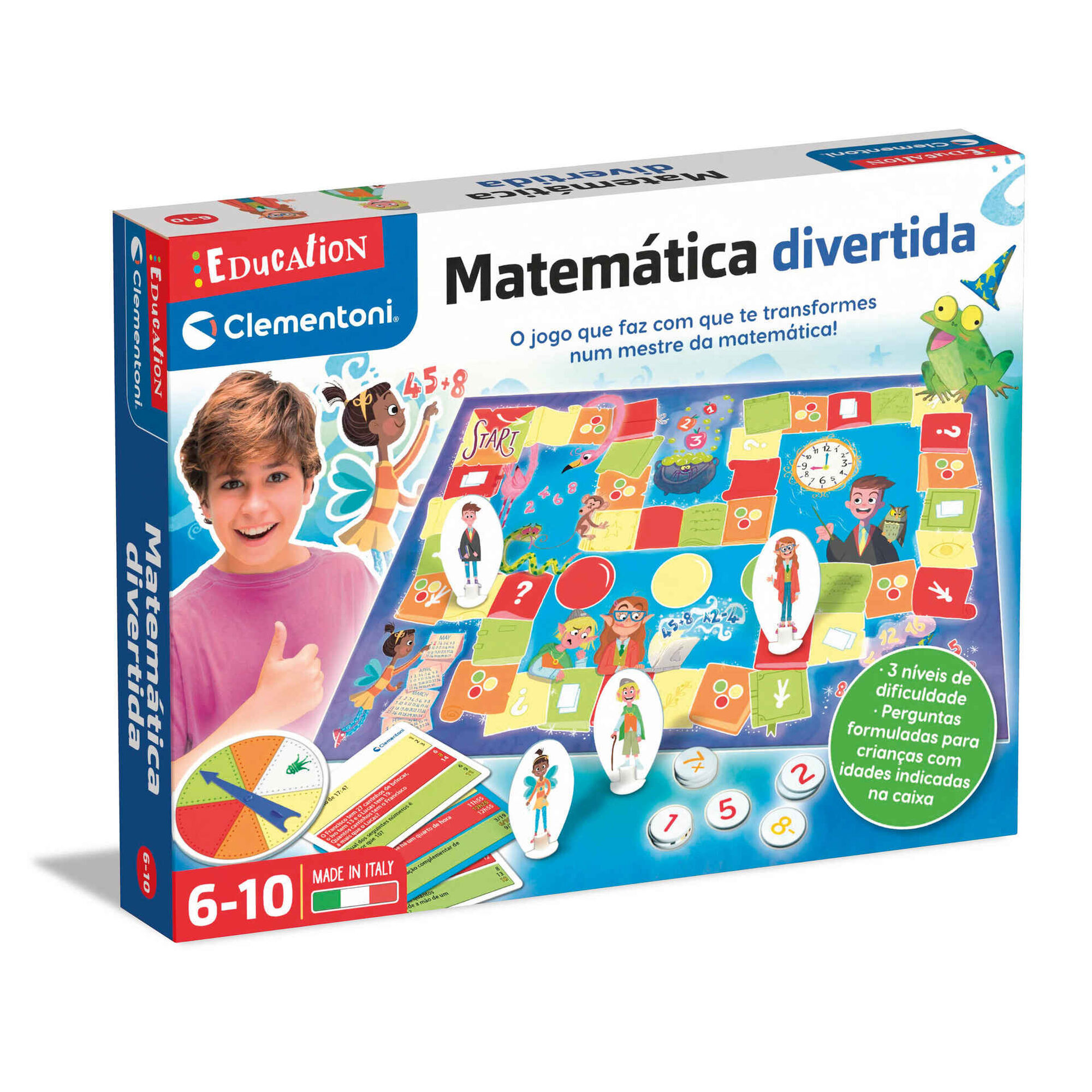 Jogo de Tabuleiro Matemática Divertida