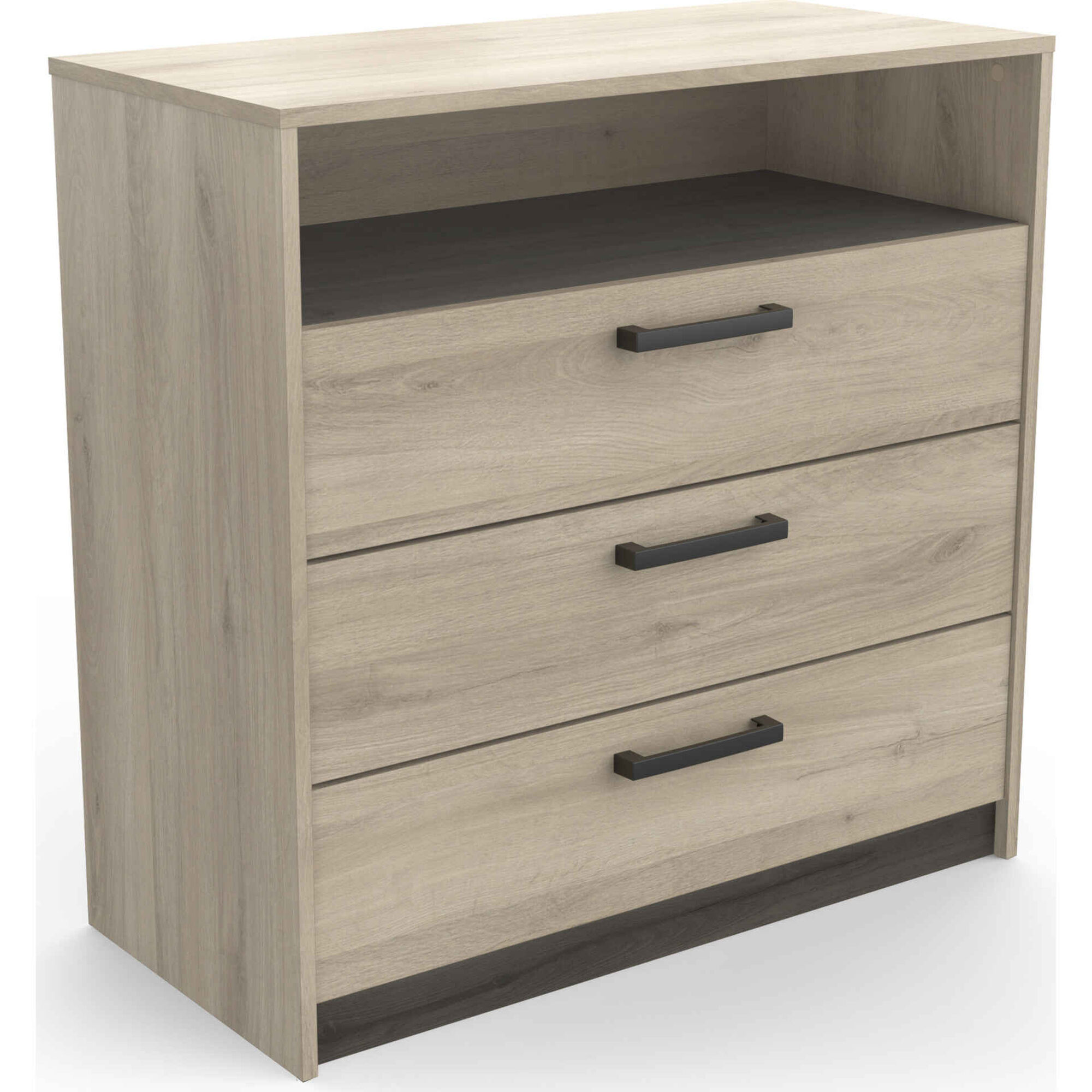 Cómoda 3 Gavetas 83x40x81cm Carvalho Watson