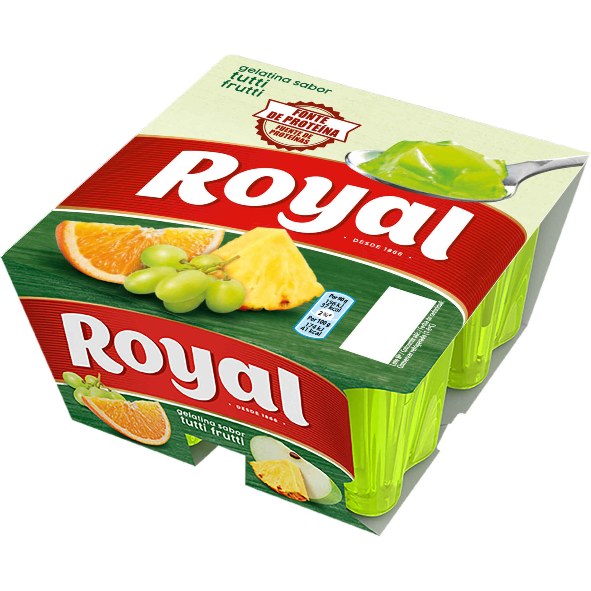 Gelatina Pronta Tutti Frutti Royal