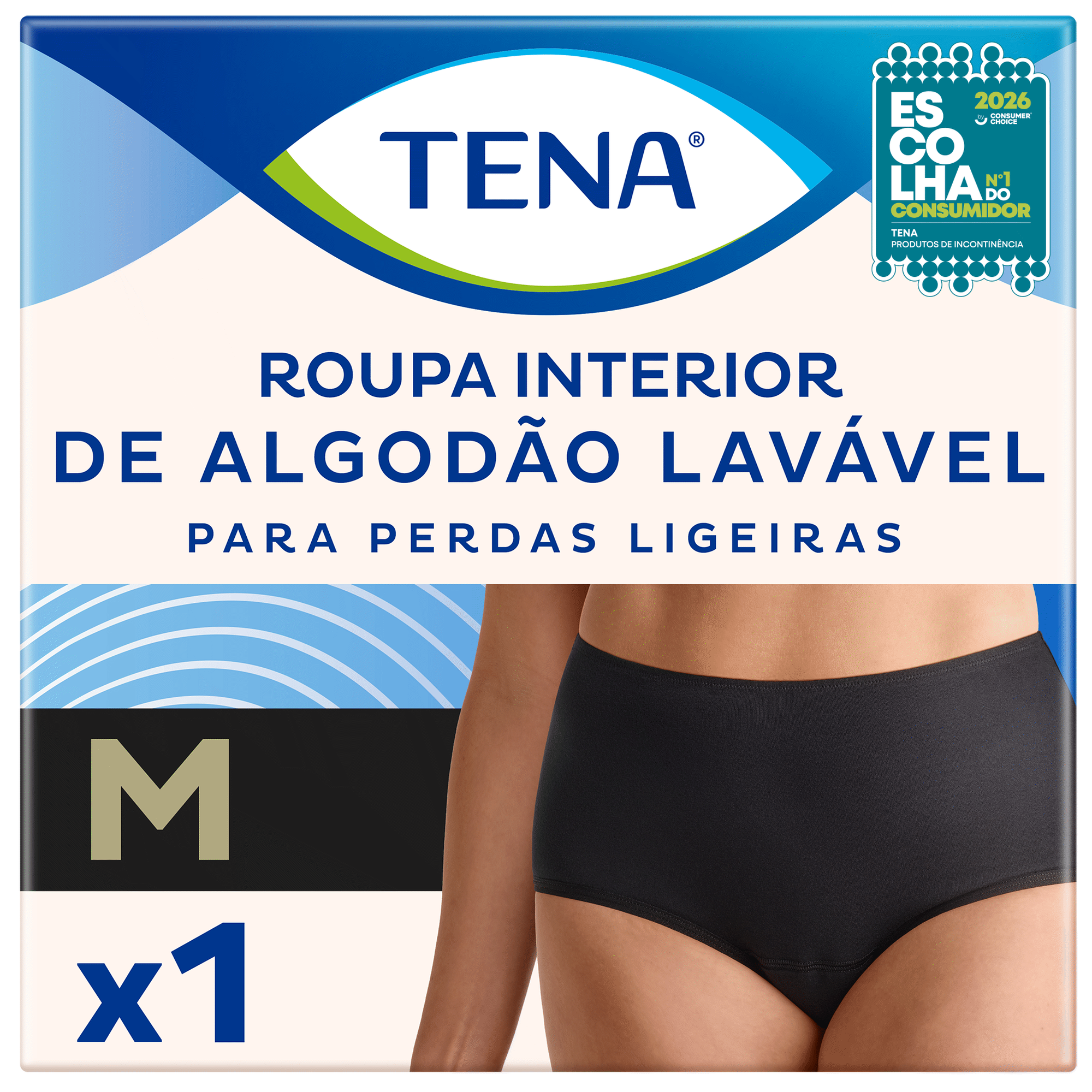 Cuecas Incontin&ecirc;ncia Lav&aacute;vel Silhouette M Tena