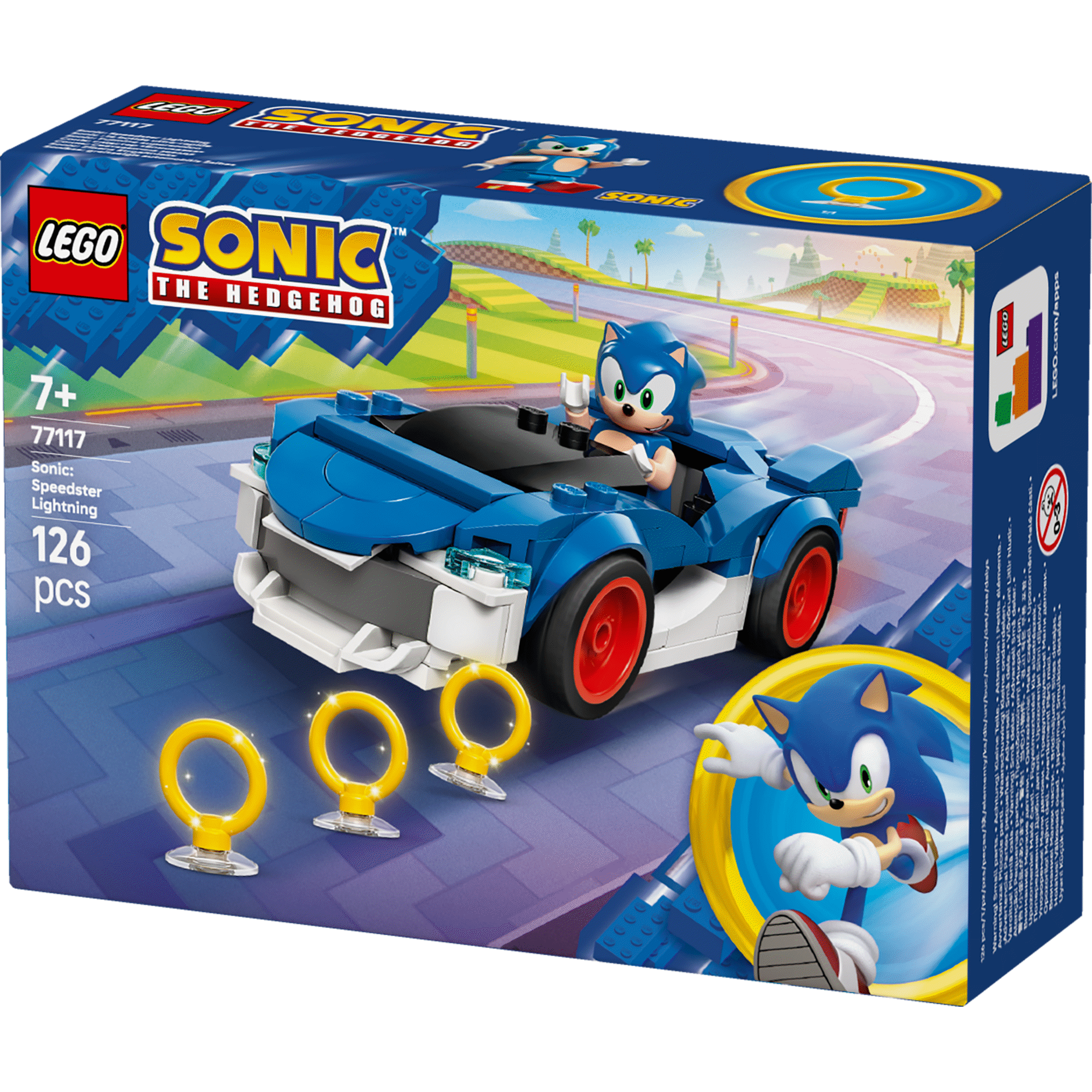 LEGO Sonic The Hedgehog - Sonic: Speedster Lightning - 77117