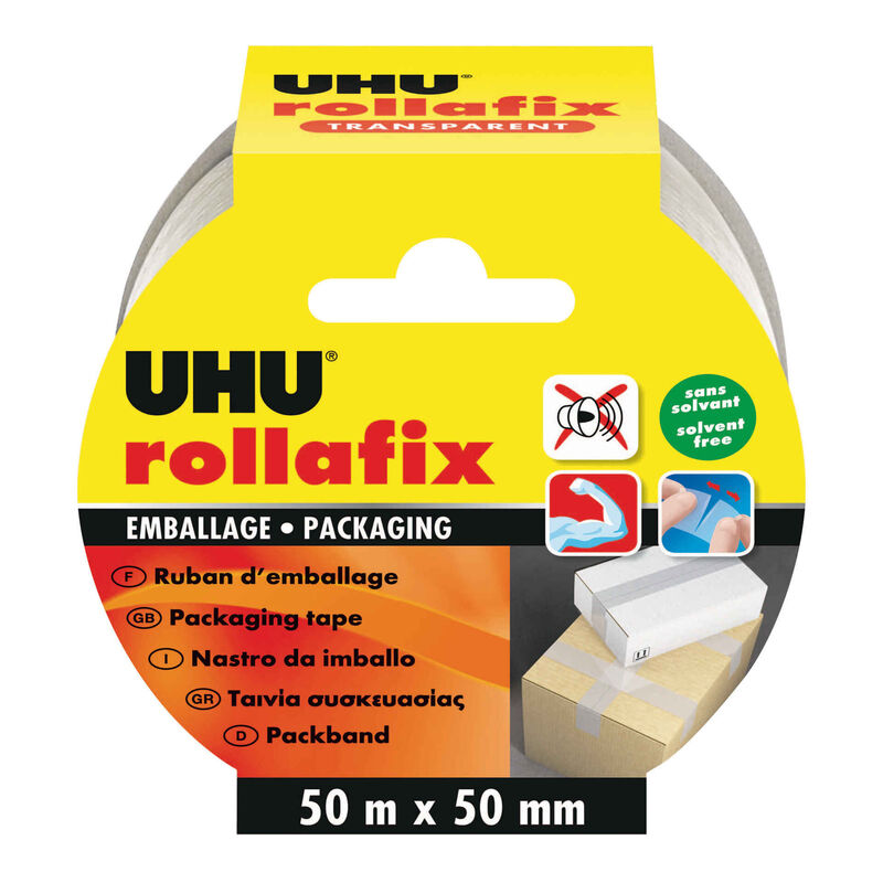 Fita Cola de Embalar 50mmx50mts Transparente UHU