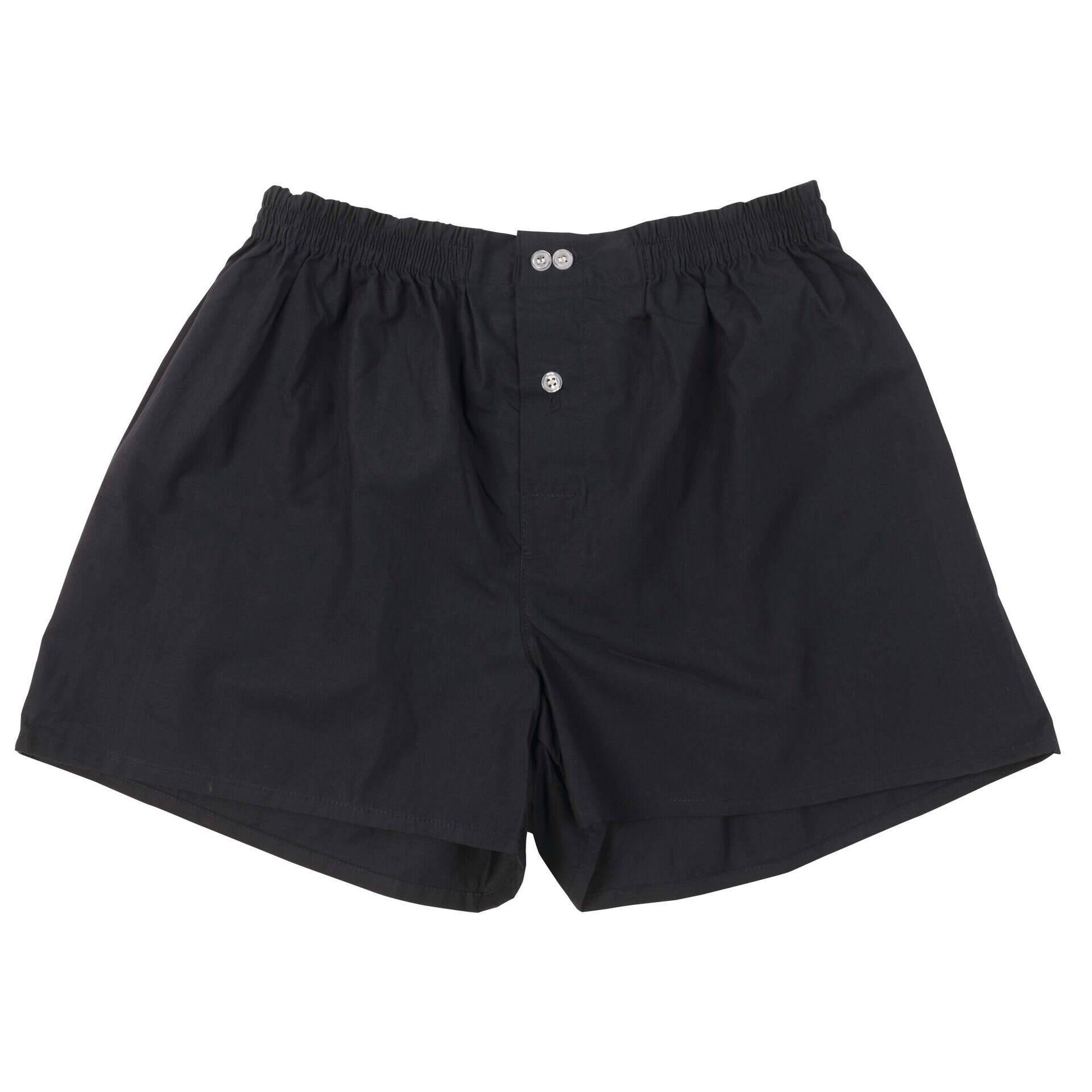 Boxers Homem Algod&atilde;o Branco e Azul