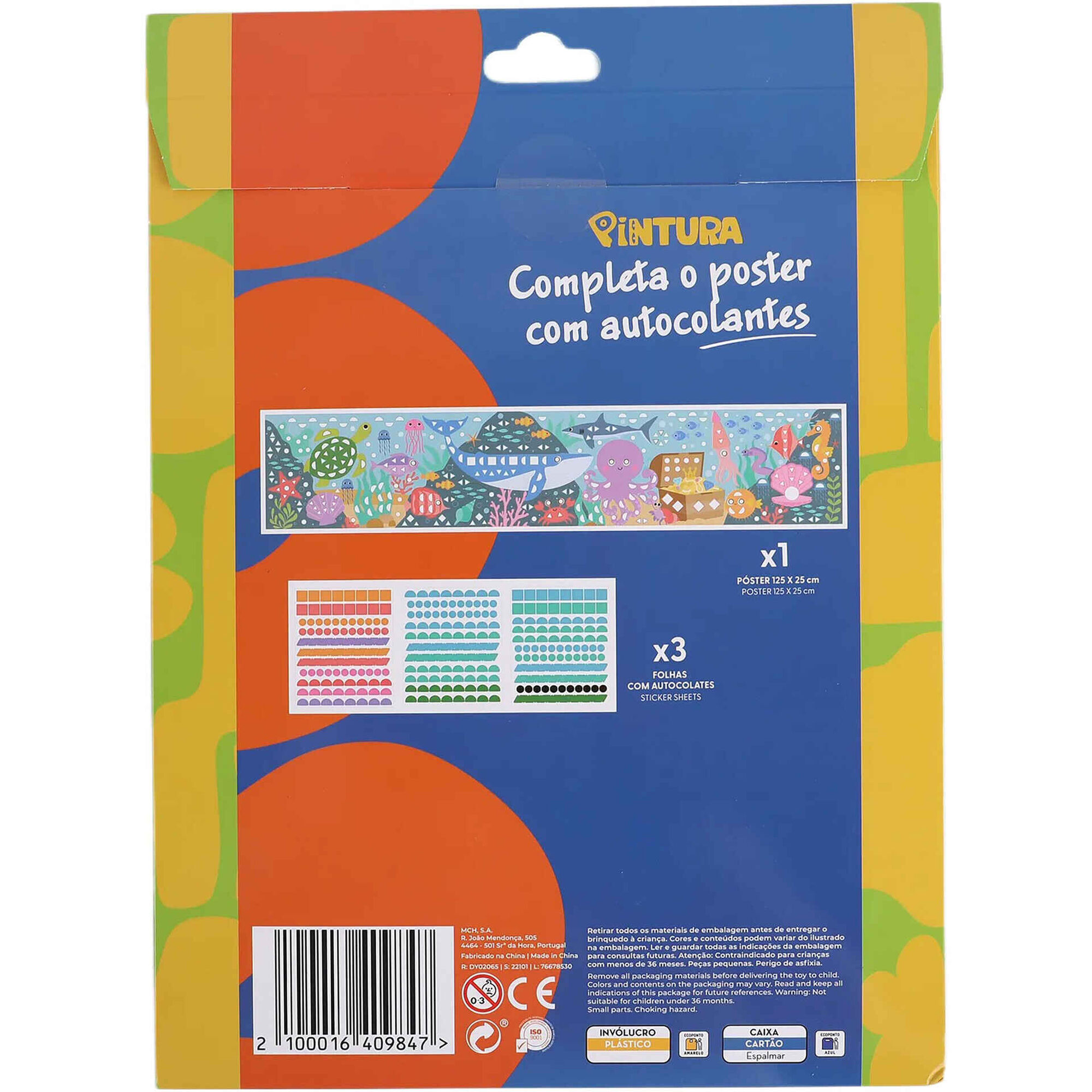 Kit Poster com Autocolantes (v&aacute;rios modelos)