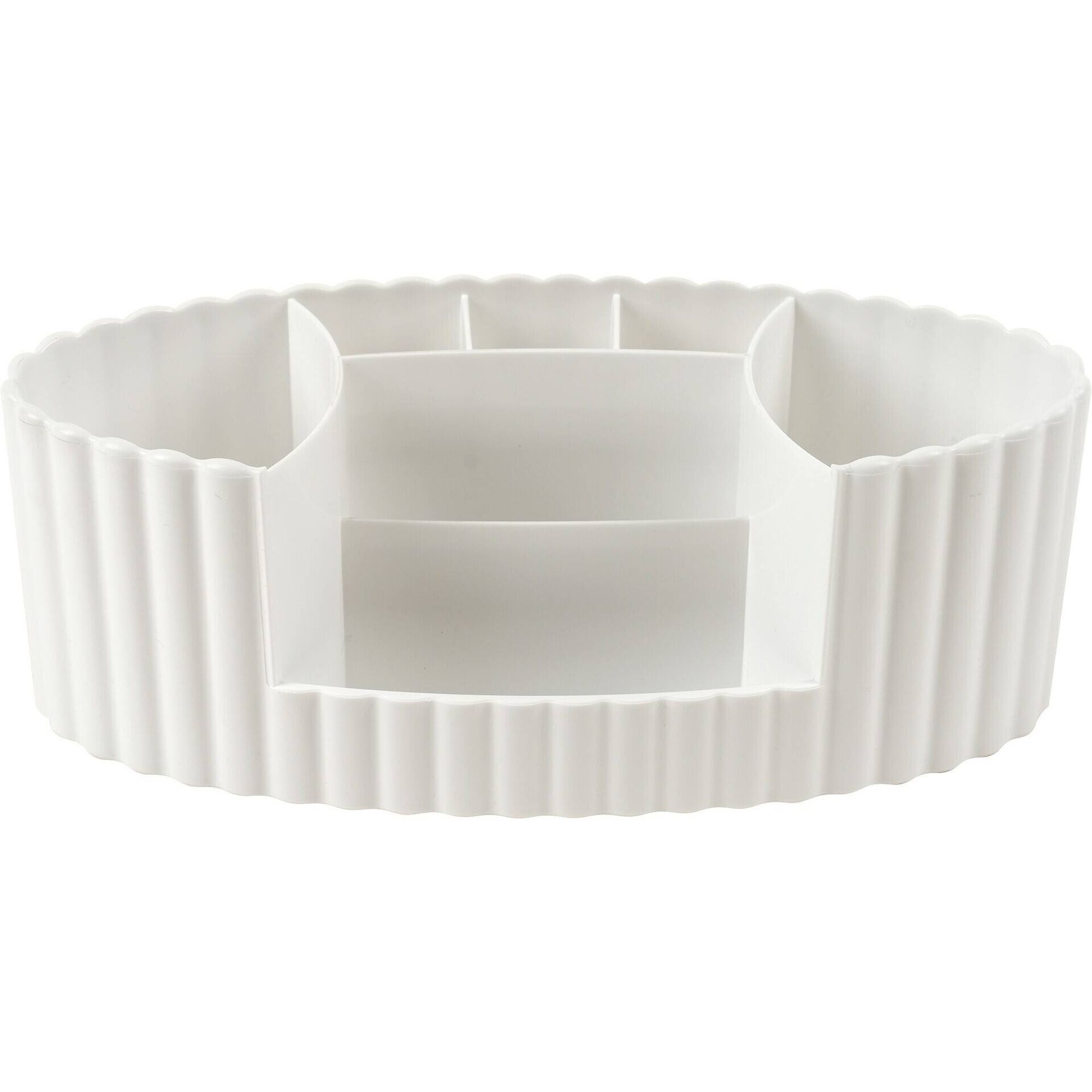 Organizador Circular WC Branco Rustic Country Kasa