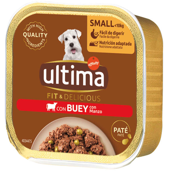 Comida Húmida para Cão Mini Vaca Affinity Ultima Mini