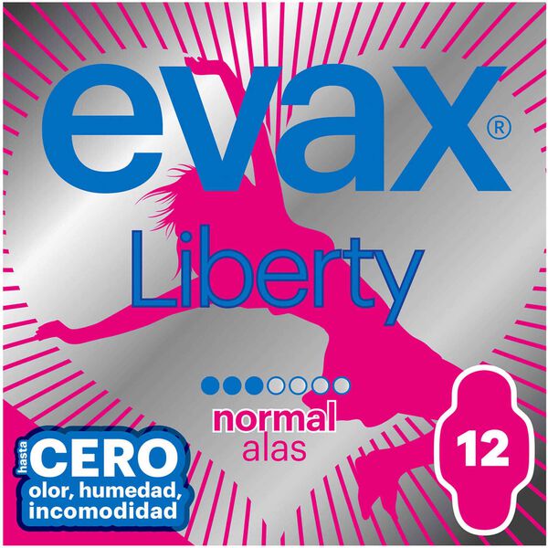 Pensos Higiénicos Liberty Normal com Abas Evax