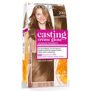 Coloração Tom sobre Tom Louro 700   L'Oréal Paris Casting Creme Gloss