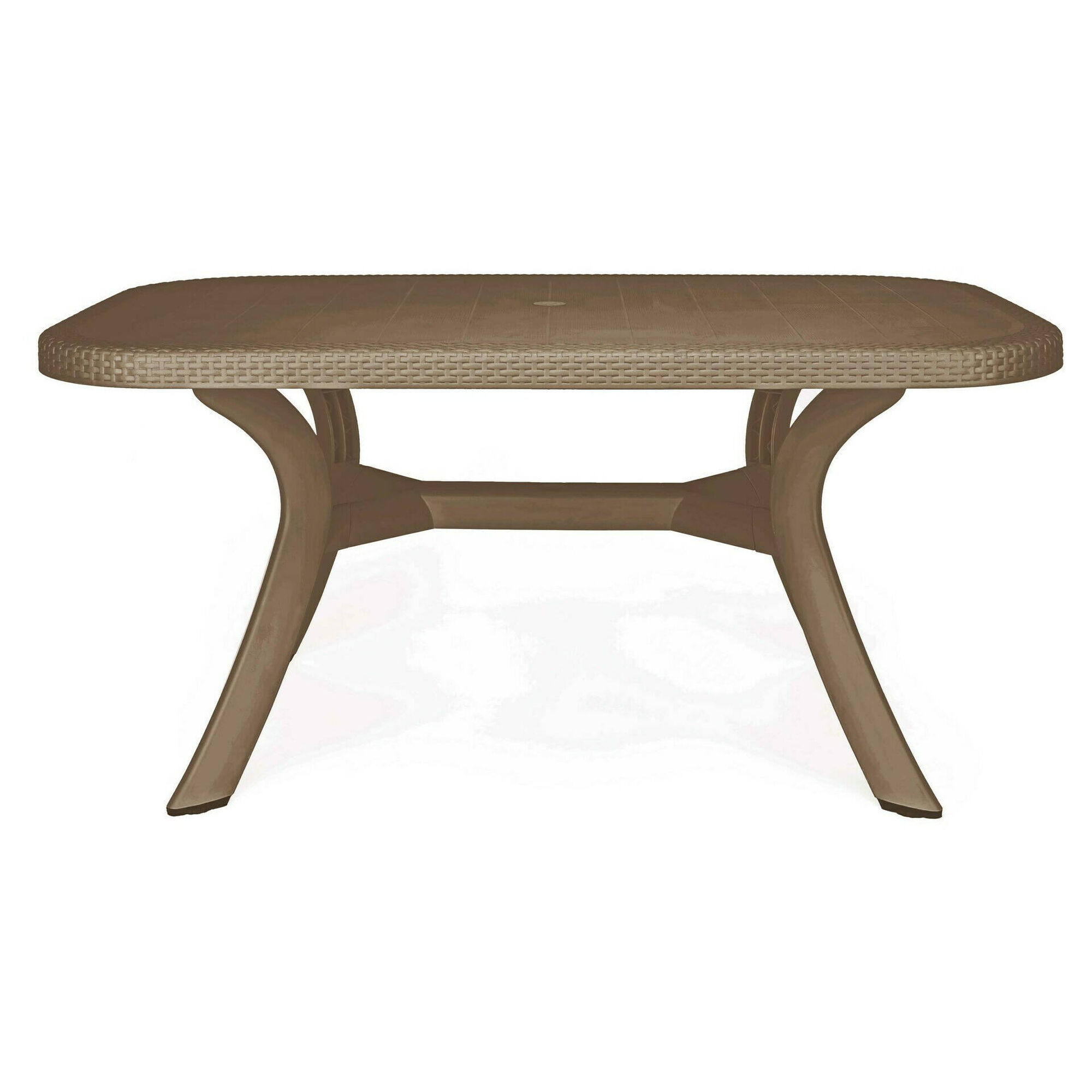 Mesa Retangular Castanha Caribe