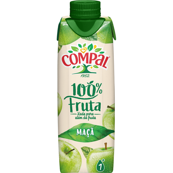 Sumo 100% Maçã Compal 100% Fruta