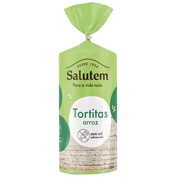 Tortitas de Arroz sem Sal sem Glúten Salutem