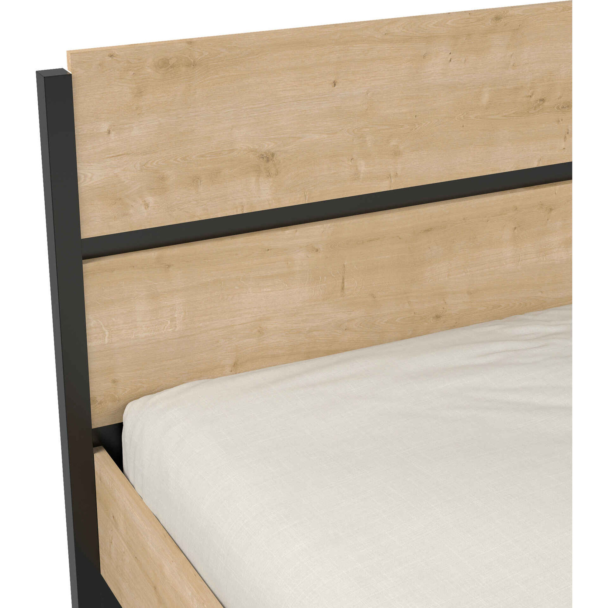 Cama Casal 151x205x90cm Carvalho Craft