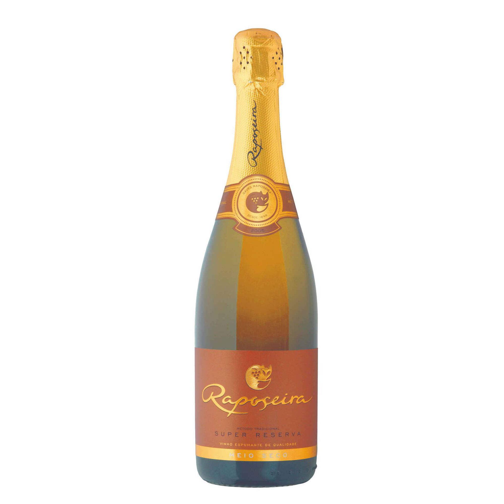 Raposeira Super Reserva Espumante T&aacute;vora-Varosa Meio Seco Branco