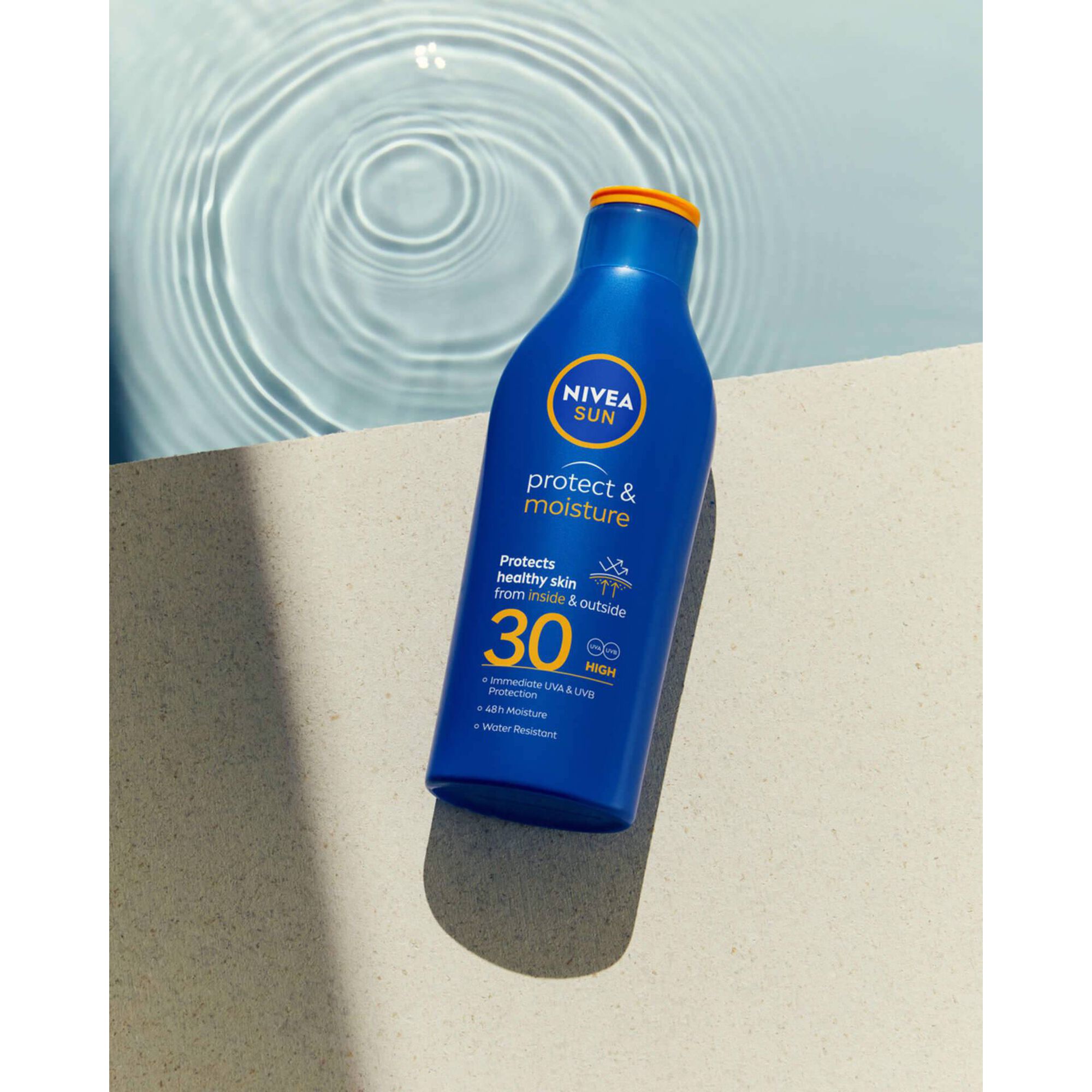 Protetor Solar Lo&ccedil;&atilde;o Protect & Moisture FPS 30 Nivea Sun