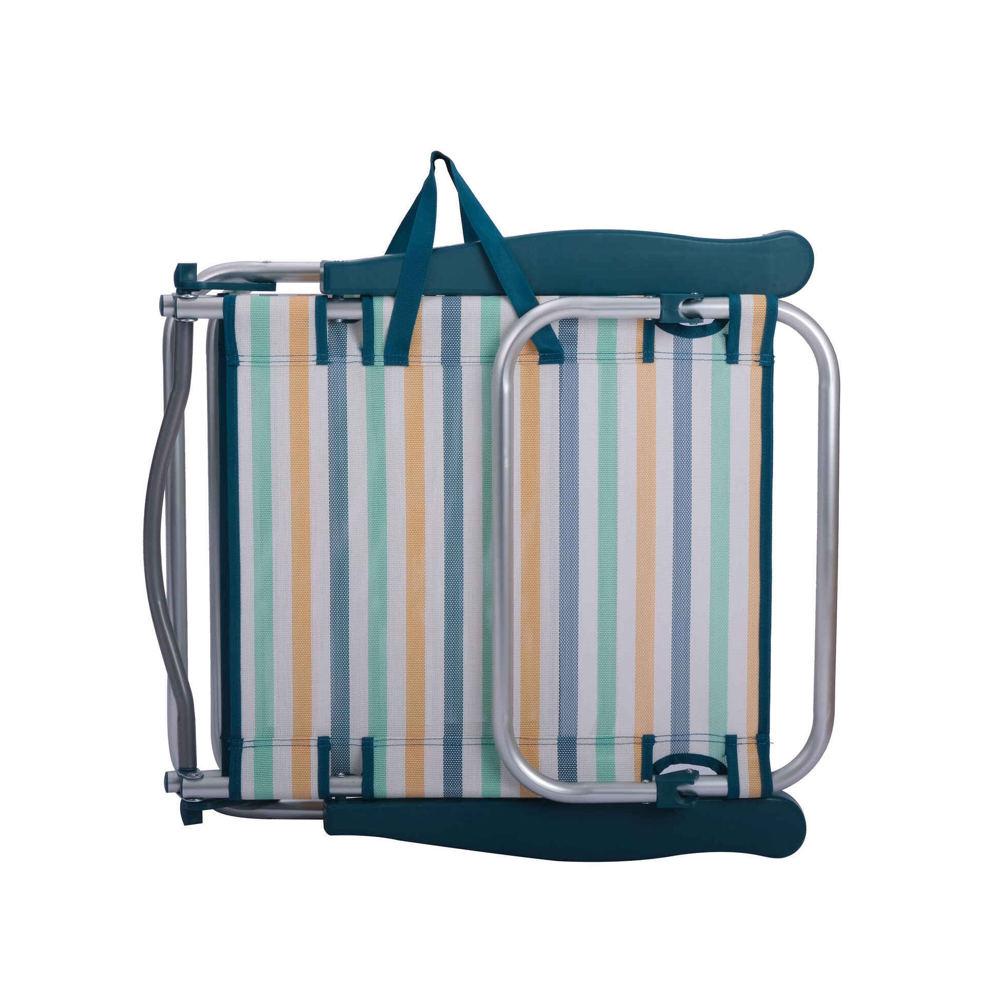 Cadeira de Praia Alumínio Multiposições Pernas Baixas Mar II