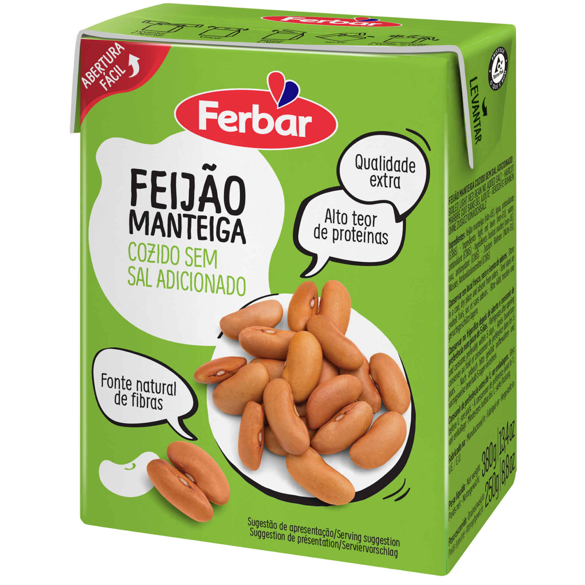Feij&atilde;o Manteiga Cozido Ferbar